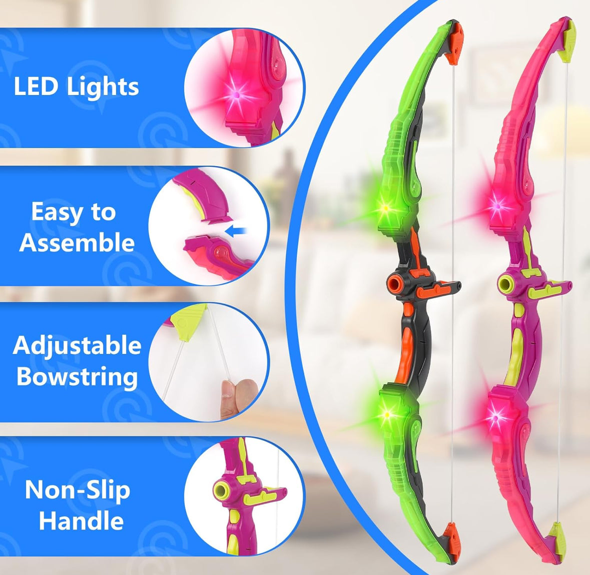 Pfeil Und Bogen Set für Kinder, 2 Pack