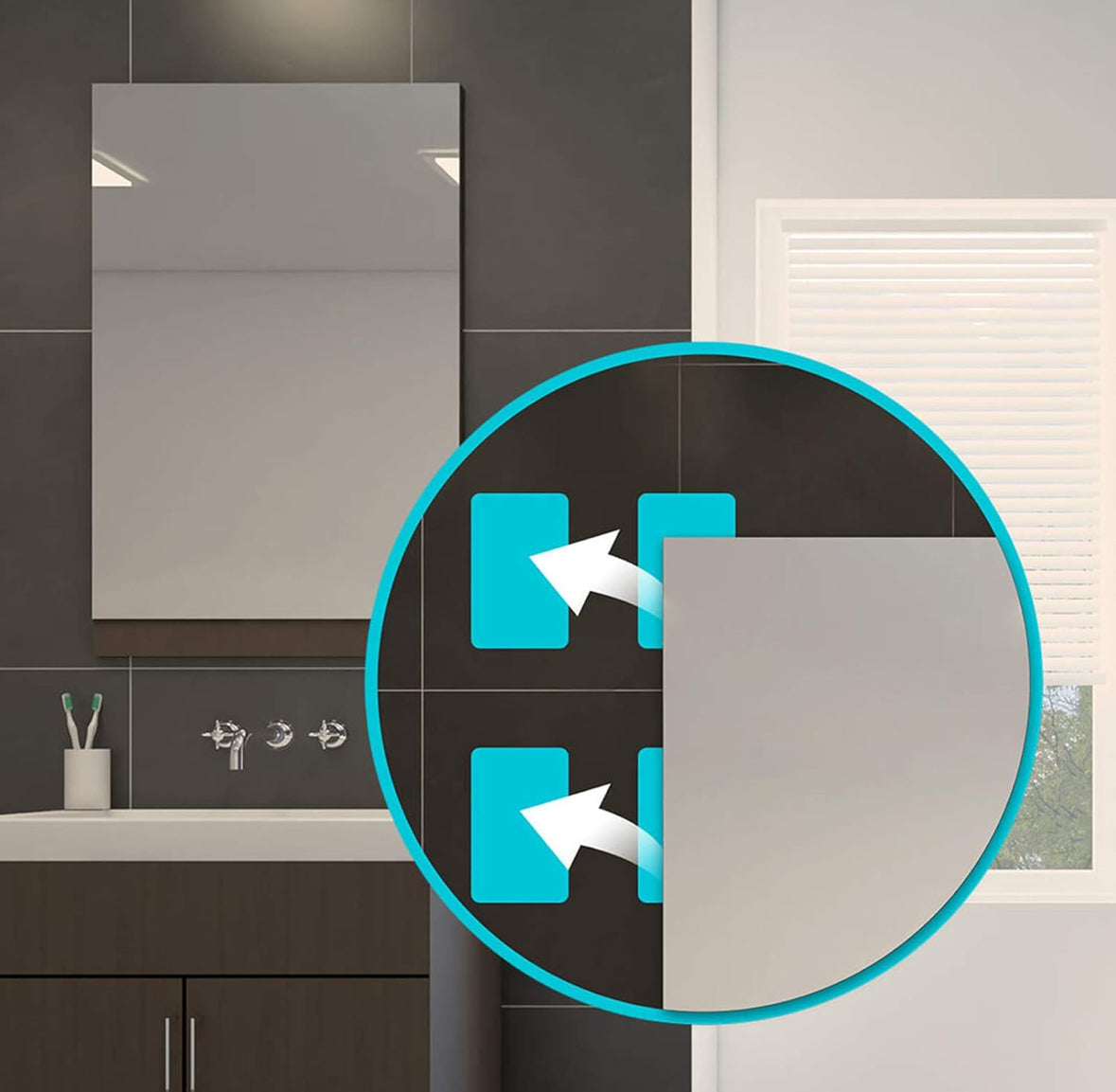 Powerpads Befestigen ohne Bohren 92x55mm Max 6kg