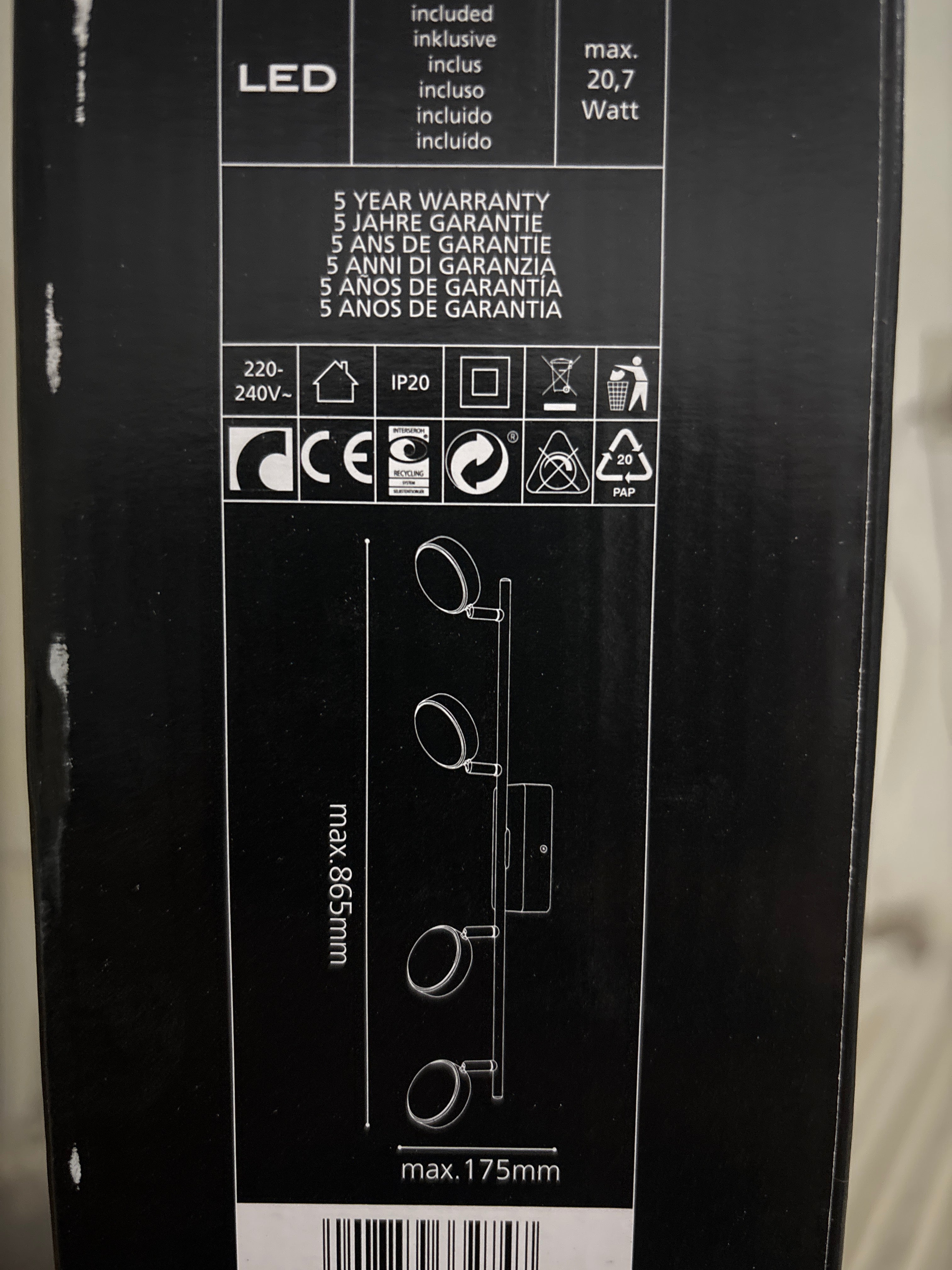 EGLO connect LED Deckenspot,Farben einstellbar