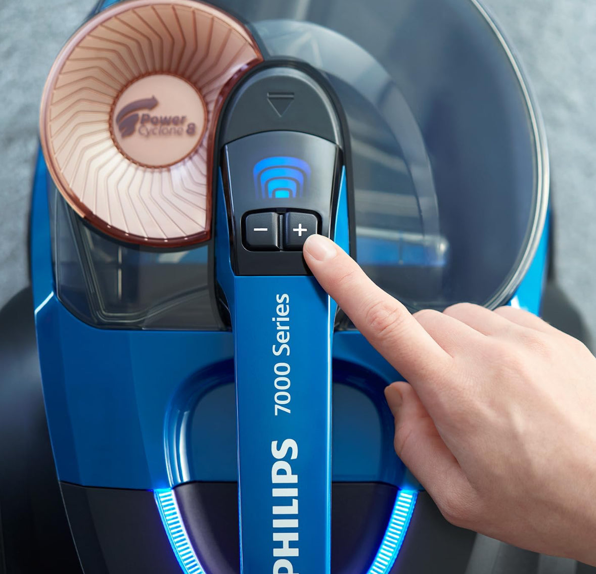 Philips PowerPro Expert Beutelloser Staubsauger – Kompakt, 900-W-Motor, PowerCyclone 8 Technologie für starke Saugleistung