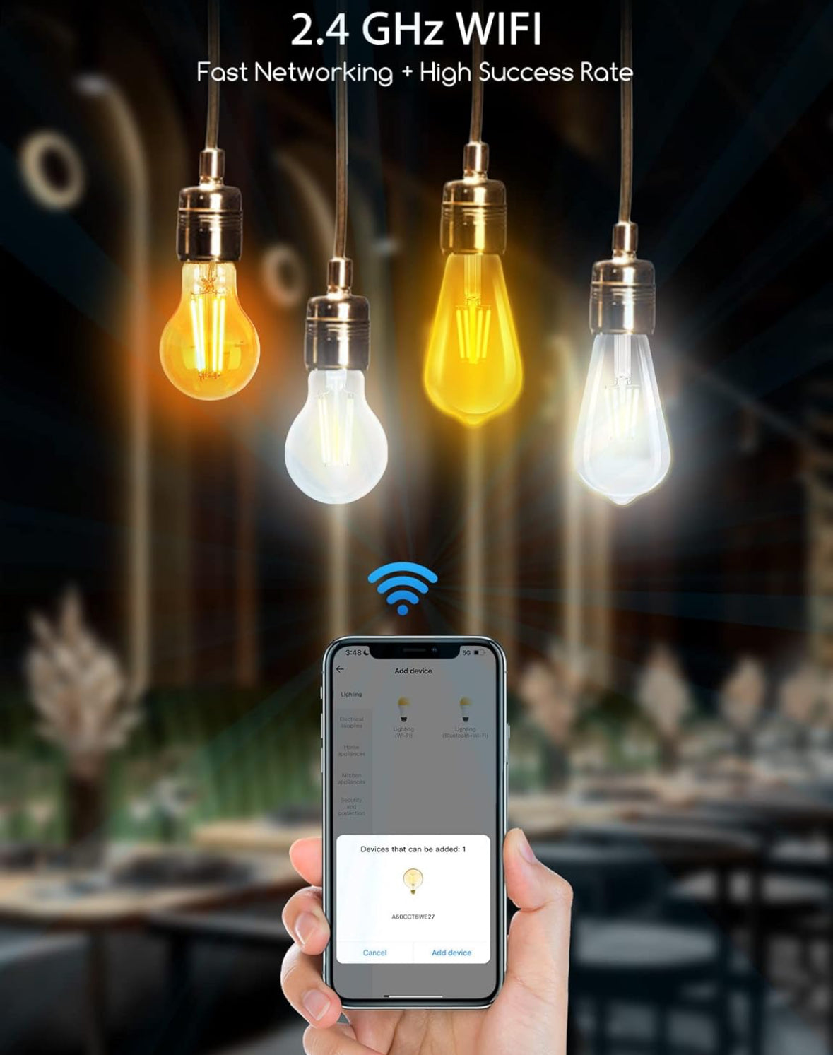 Aigostar Smart Lampe E27 Alexa Glühbirne 6W 850LM