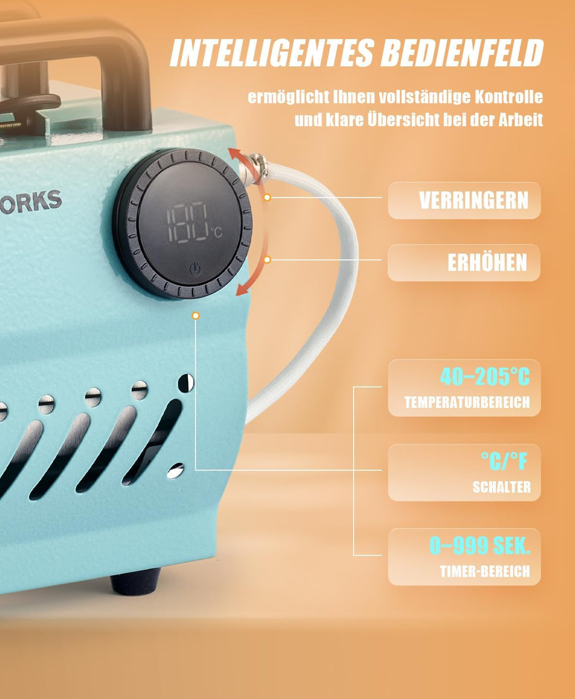 CREWORKS Mini Tassenpresse 9-15 oz Mug Sublimationspresse Mug Press Einstellbarer Zeittemperatur Tragbare Tassenpresse Maschine Becherpresse 265-440 ml Mugpresse Hitzepresse Heißpresse