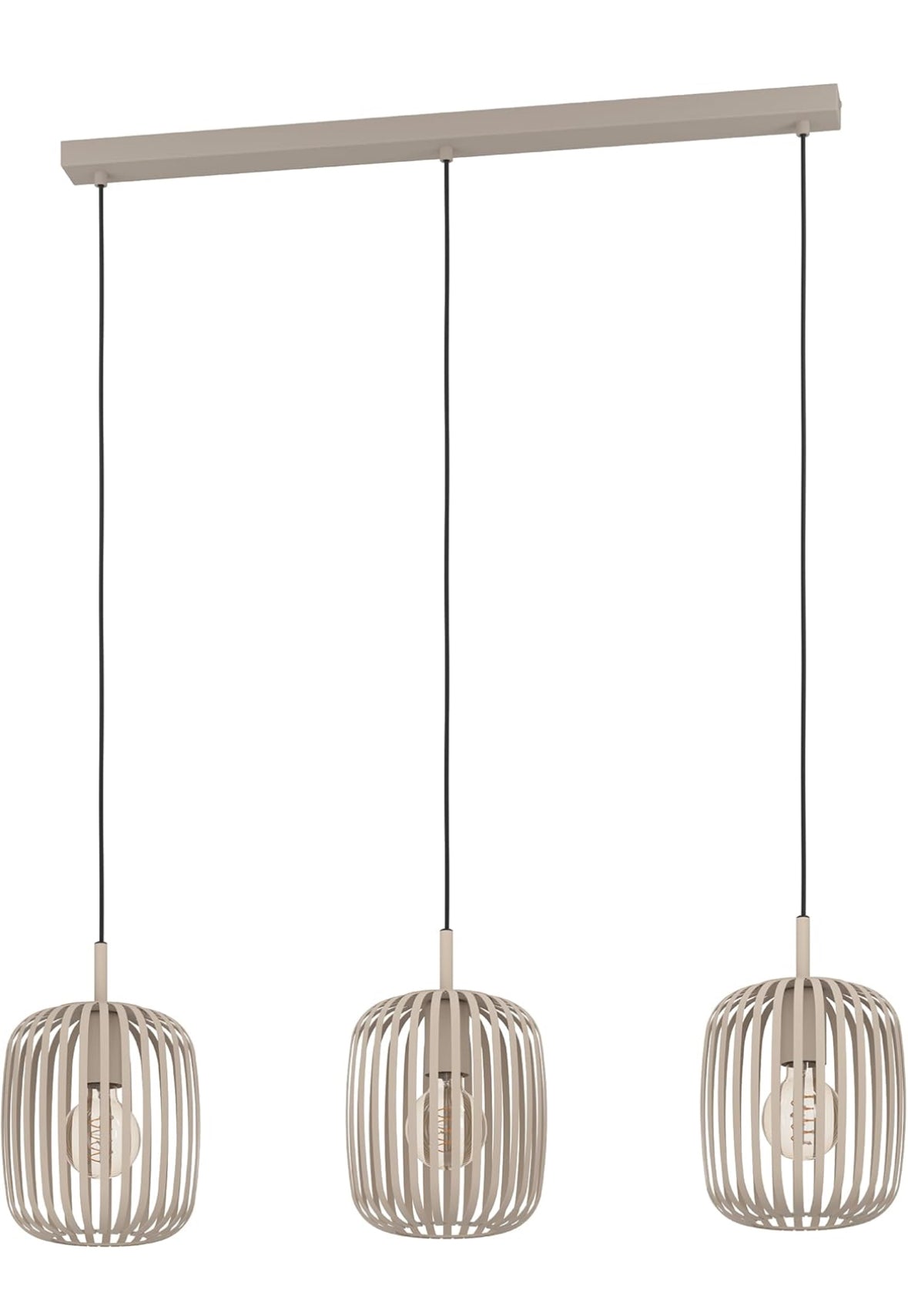 EGLO Hängelampe Romazzina, Esstisch Pendelleuchte 3-flammig