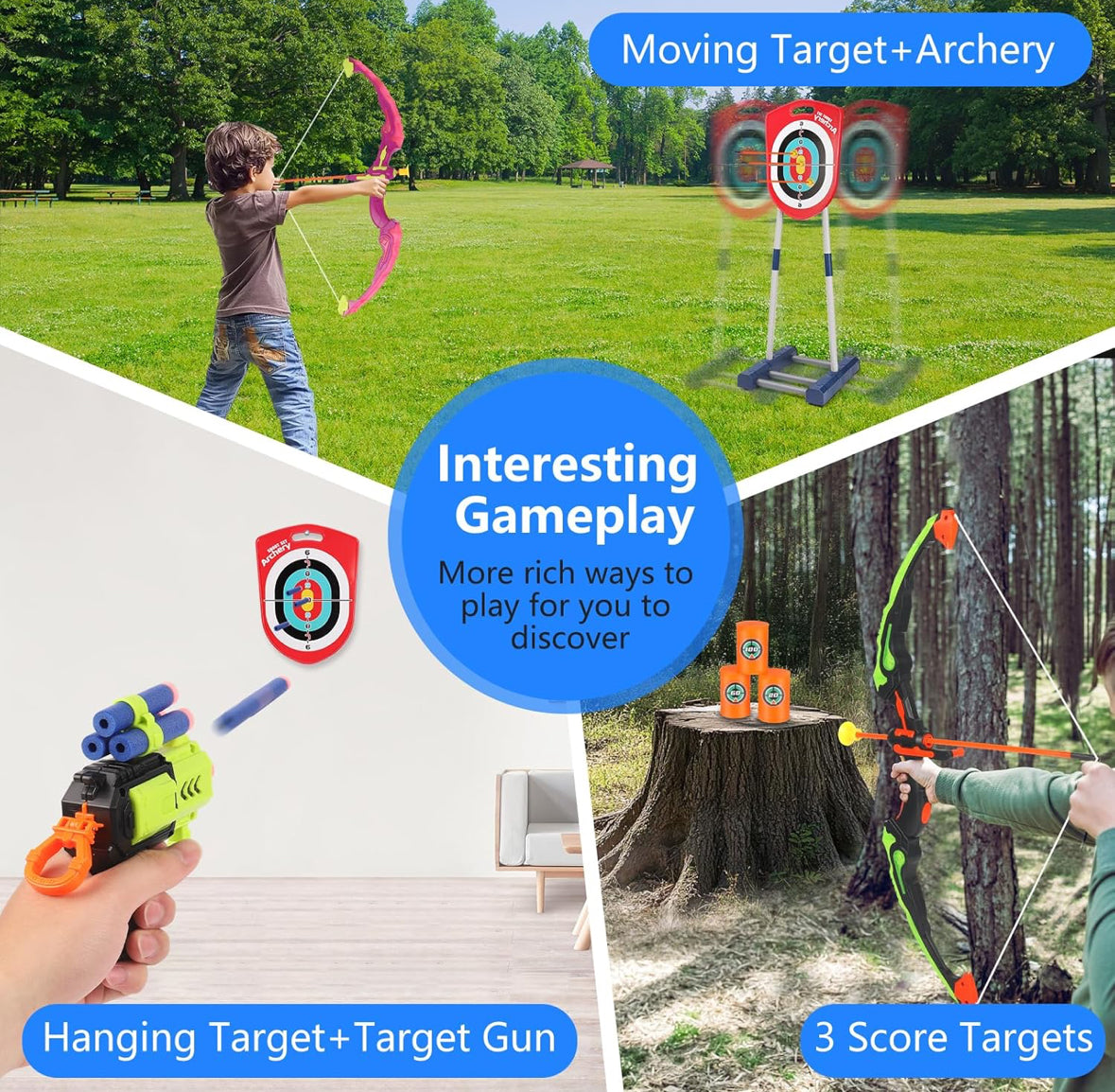 Pfeil Und Bogen Set für Kinder, 2 Pack