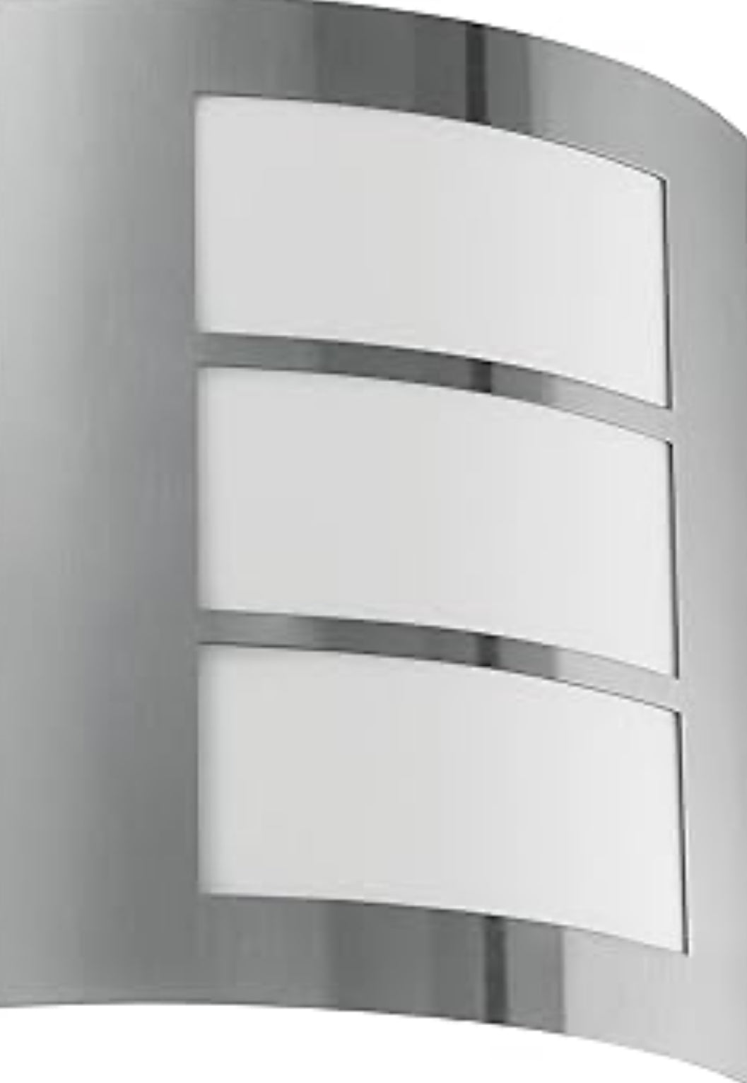 EGLO Außen-Wandlampe City 1 flammige Außenleuchte Wandleuchte aus Edelstahl in Silber
IP44, E27 Fassung, Kunststoff in Weiß