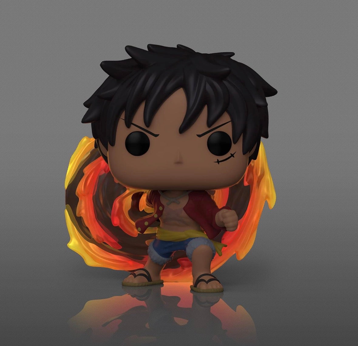 Funko Pop! Animation: One Piece - Red Hawk Luffy - Leuchtet Im Dunkeln - Chase - Vinyl-Sammelfigur -