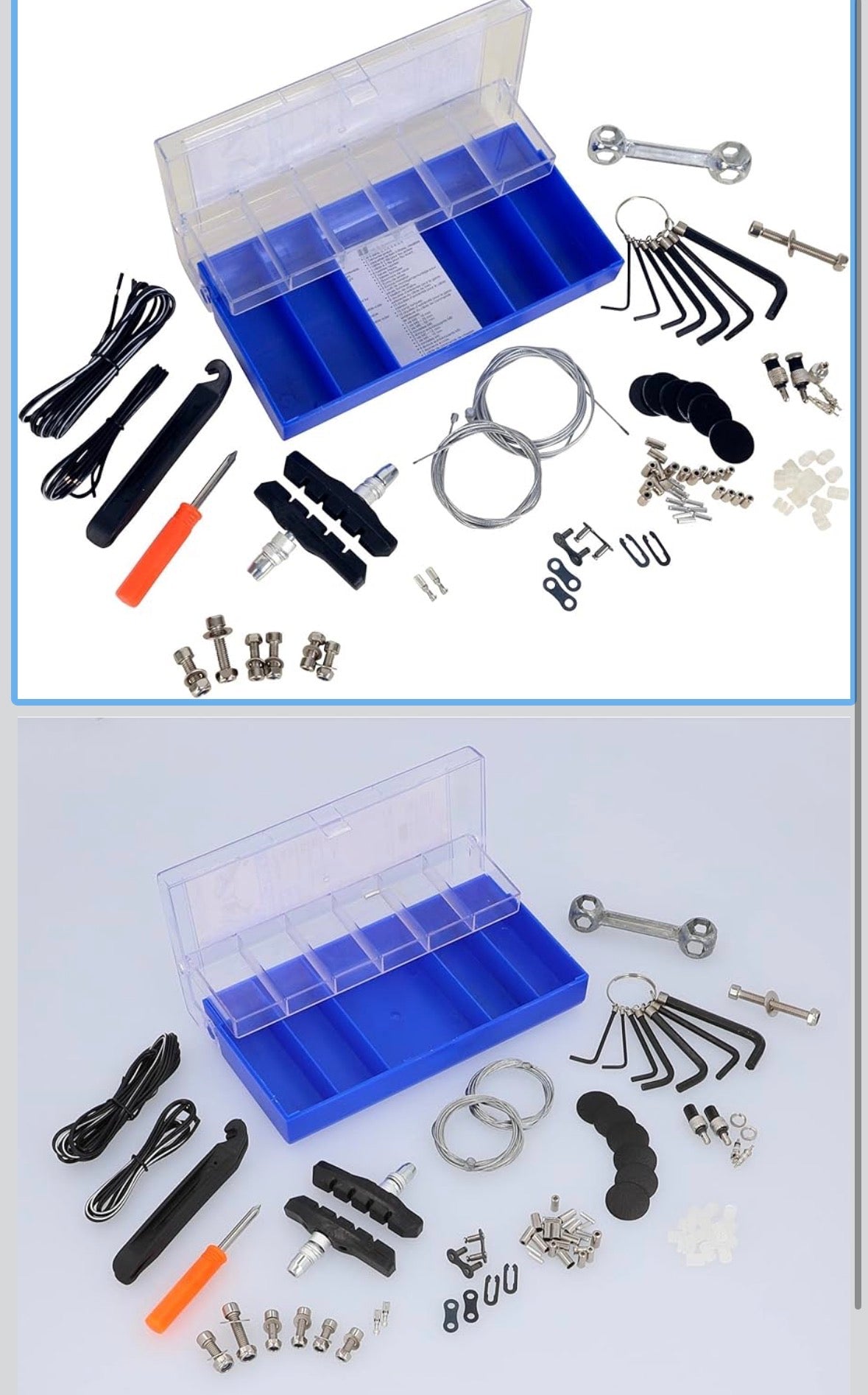 FISCHER Fahrrad Reparatur-Set 100-teilig, schwarz