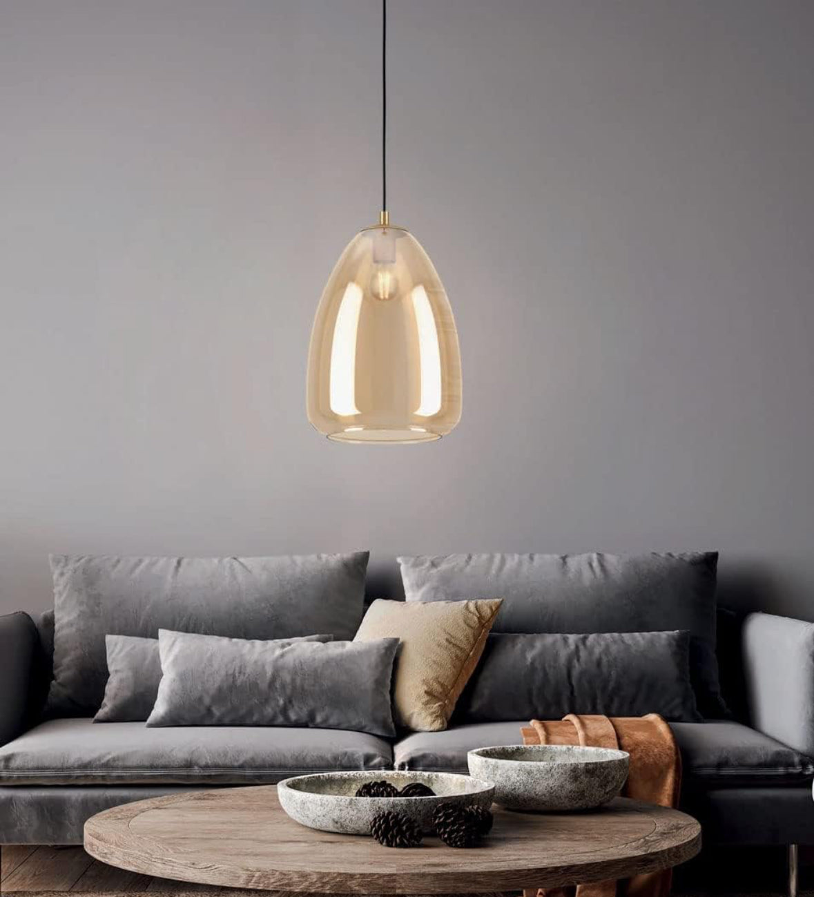 EGLO Hängelampe Alobrase, Pendelleuchte Esstisch