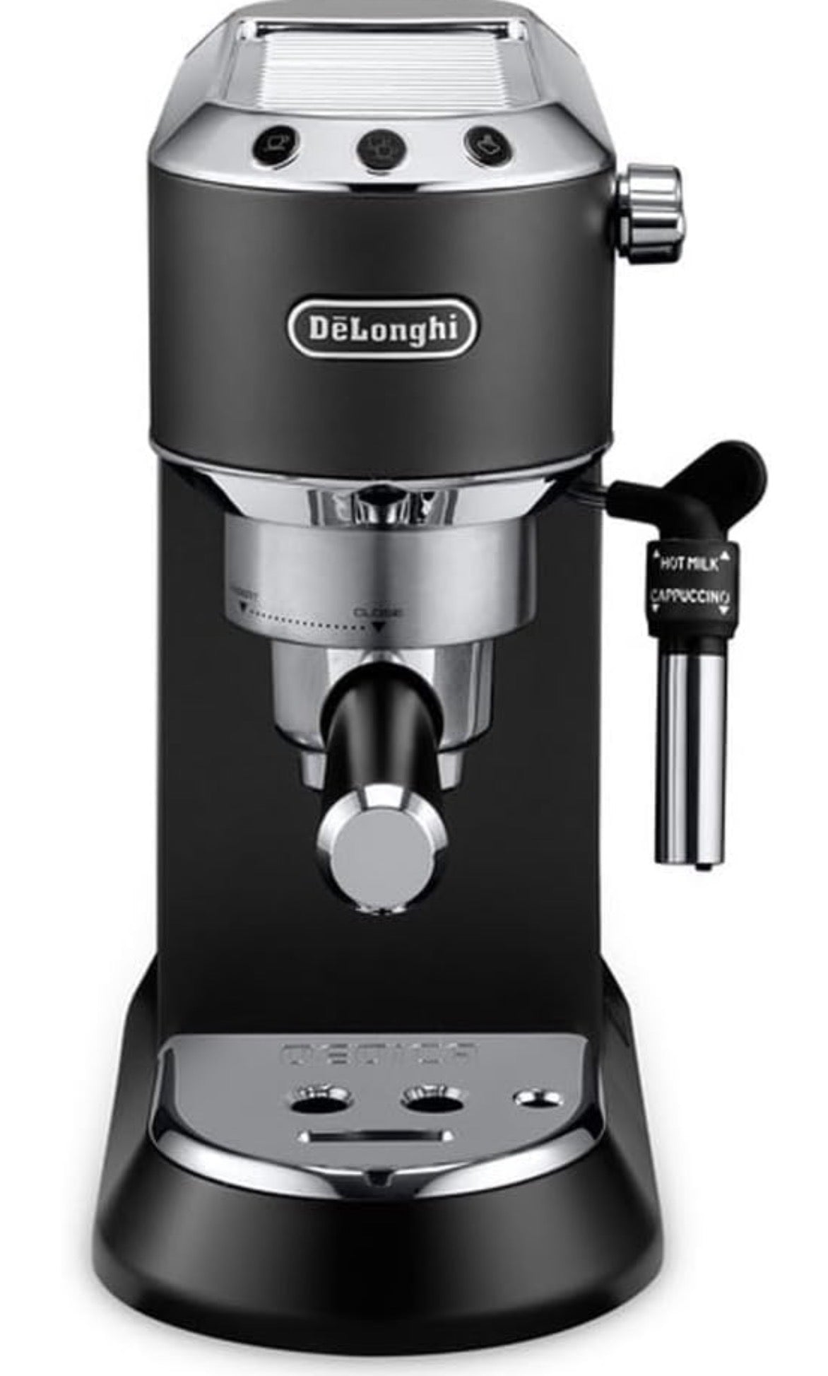 DeLonghi EC 685 BK Dedica Style Siebträger Espressomaschine schwarz