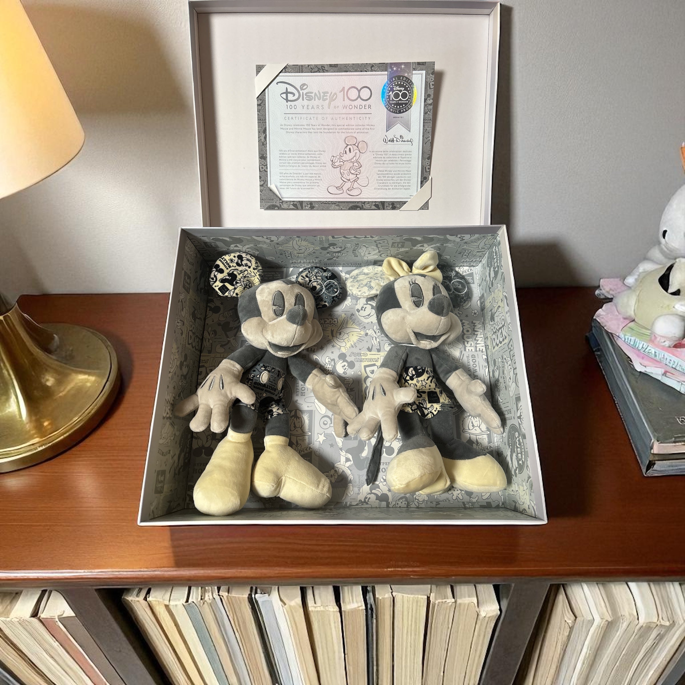 Micky Maus und Minnie Maus Figuren 100Jahre Walt Disney