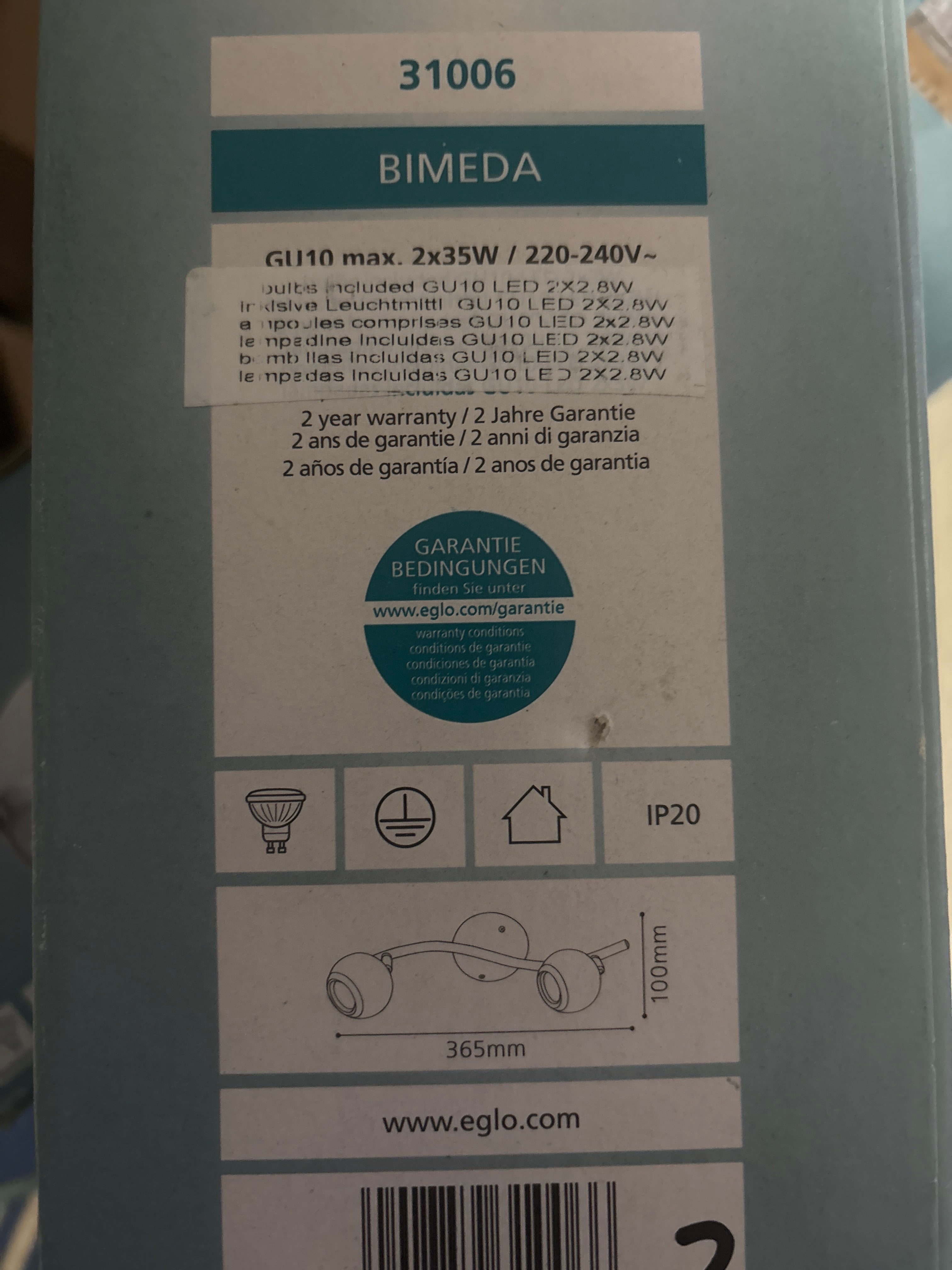 Eglo LED-Deckenstrahler BIMEDA
6 W, Nickel-nero/Chrom, Warmweiß,