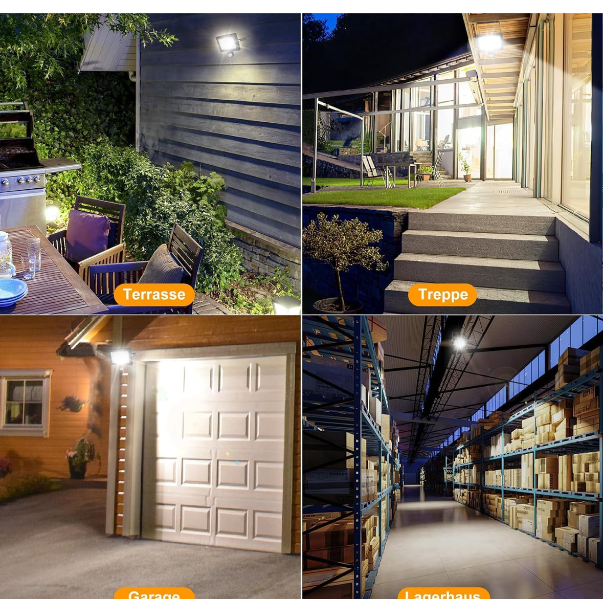 MEIKEE 30W LED Strahler mit Bewegungsmelder