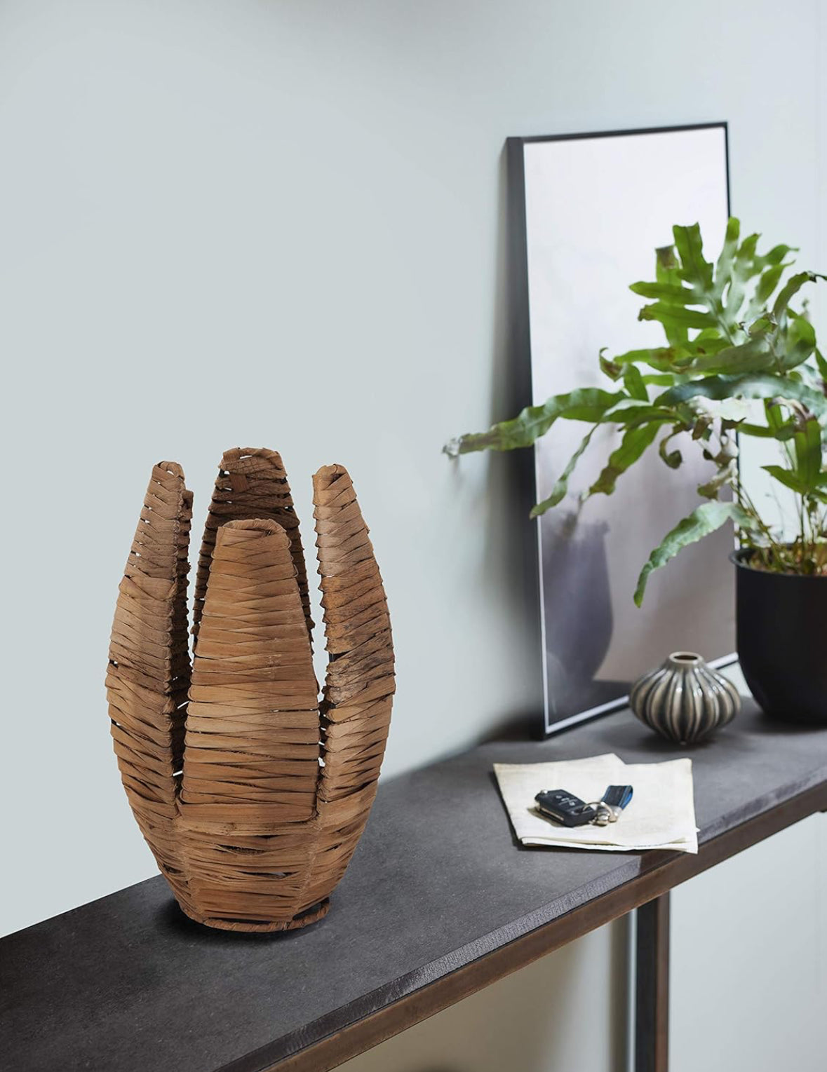 EGLO Tischlampe Mongu 1 1 flammige Tischleuchte Vintage Afrikanisch Boho