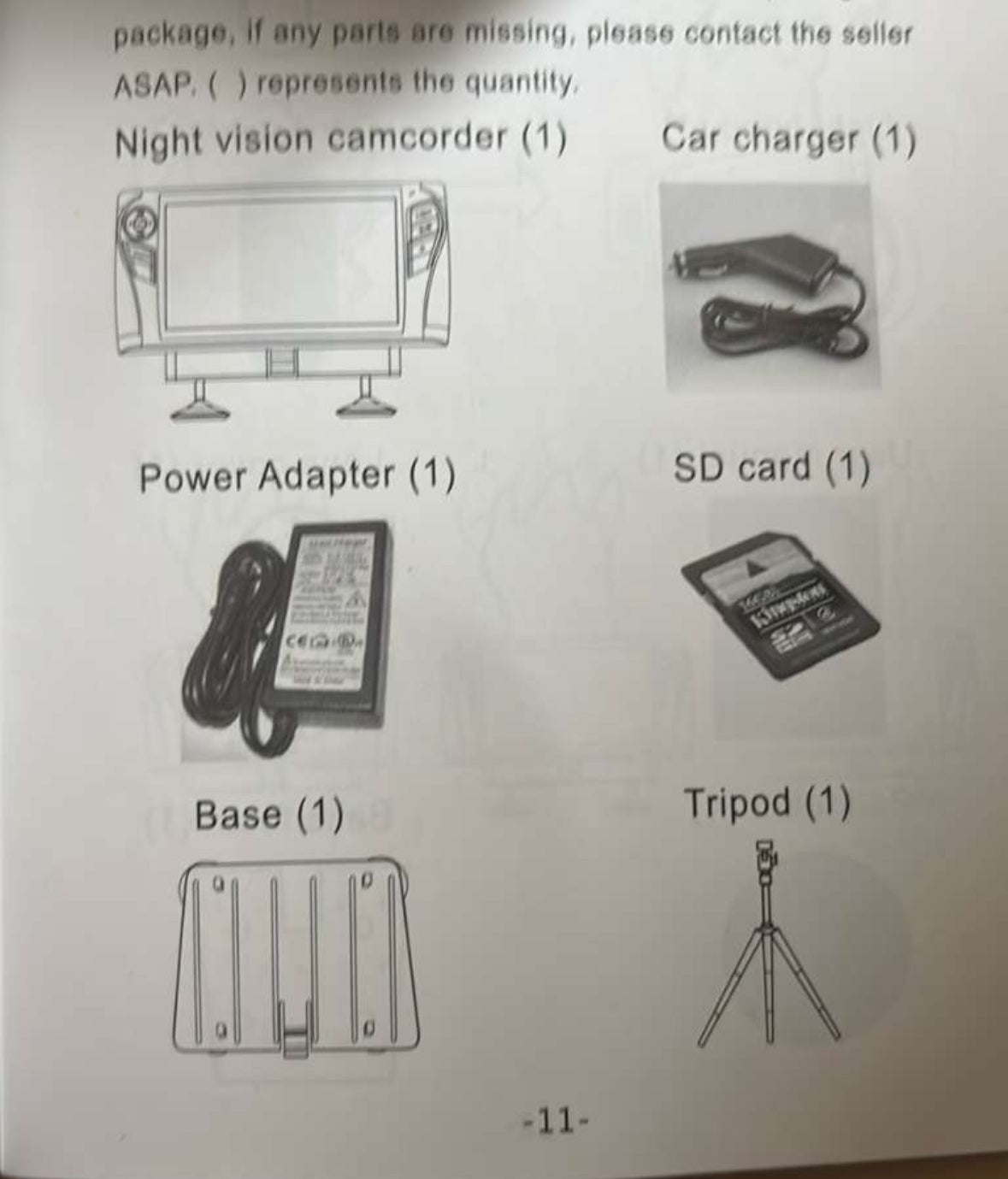 Nachsichtkamera mit Aufnahme Funktion TOYANI TA-JY500