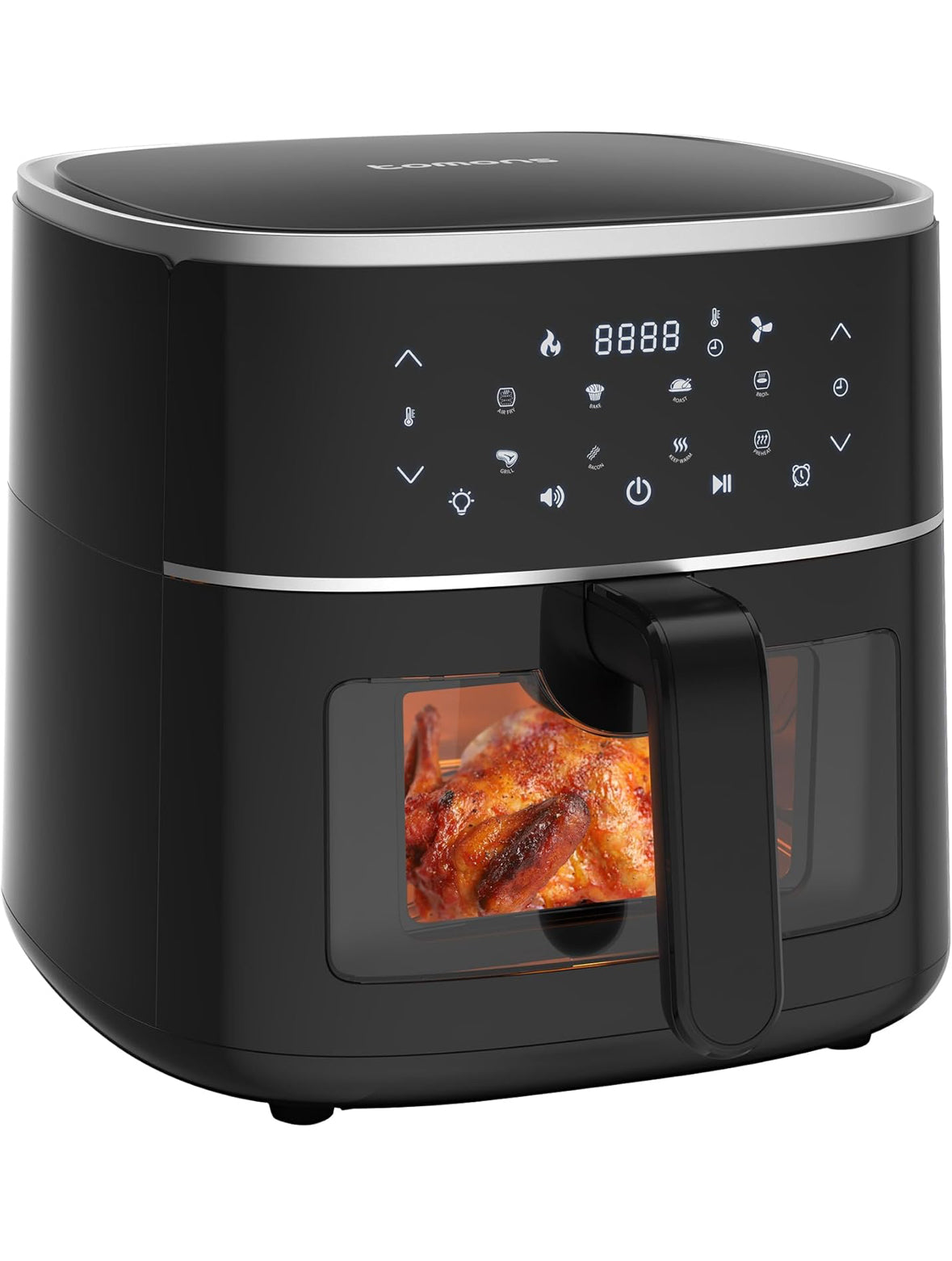 tomons Heißluftfritteuse 6L, Friteuse Heissluft Fritteusen Air Fryer mit Sichtfenster(KA01004),Zustand: sehr gut