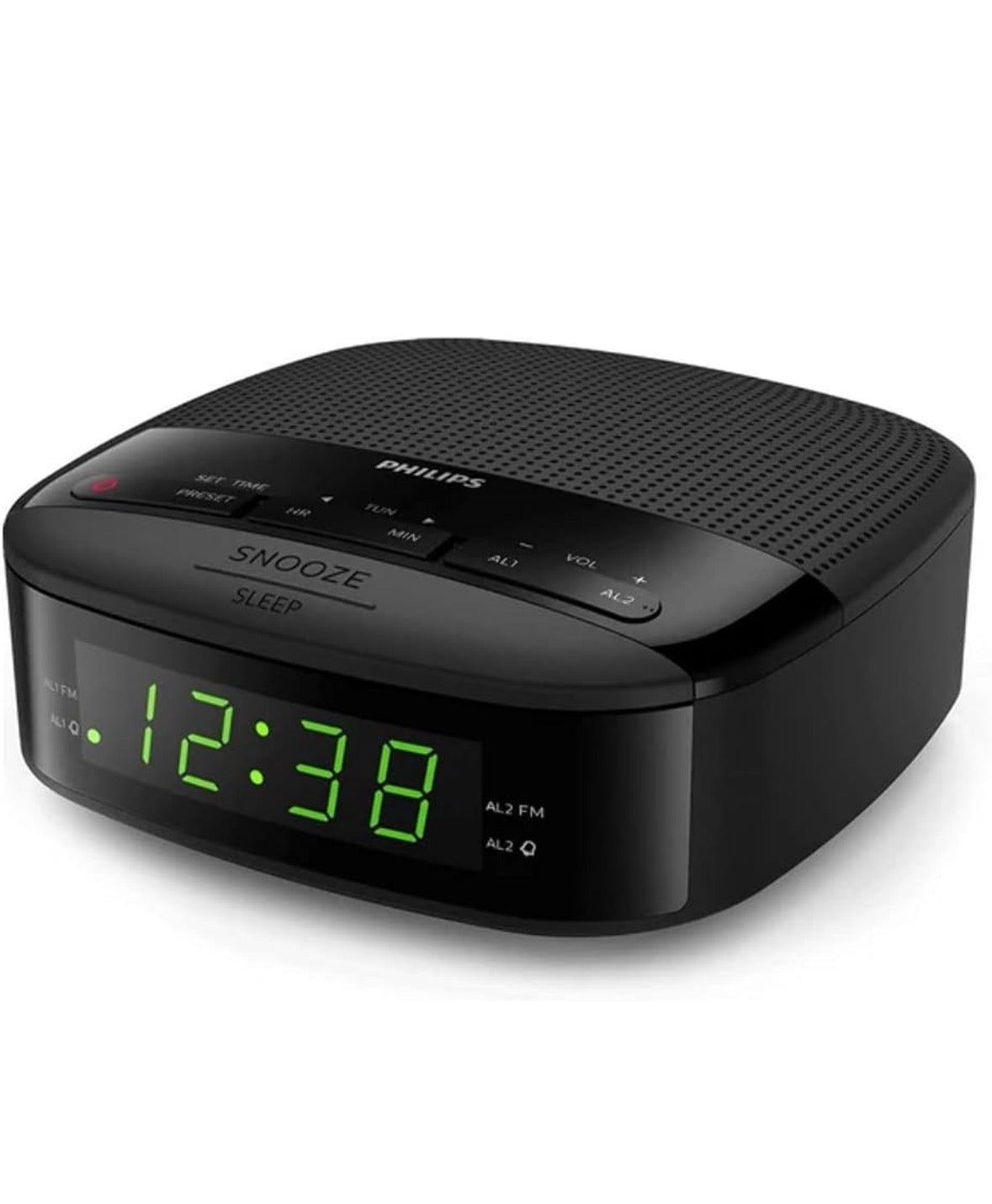 Philips Audio Radiowecker UKW Radio (Doppelter Alarm, Sleep Timer, Kompaktes Design) - TAR3205/12