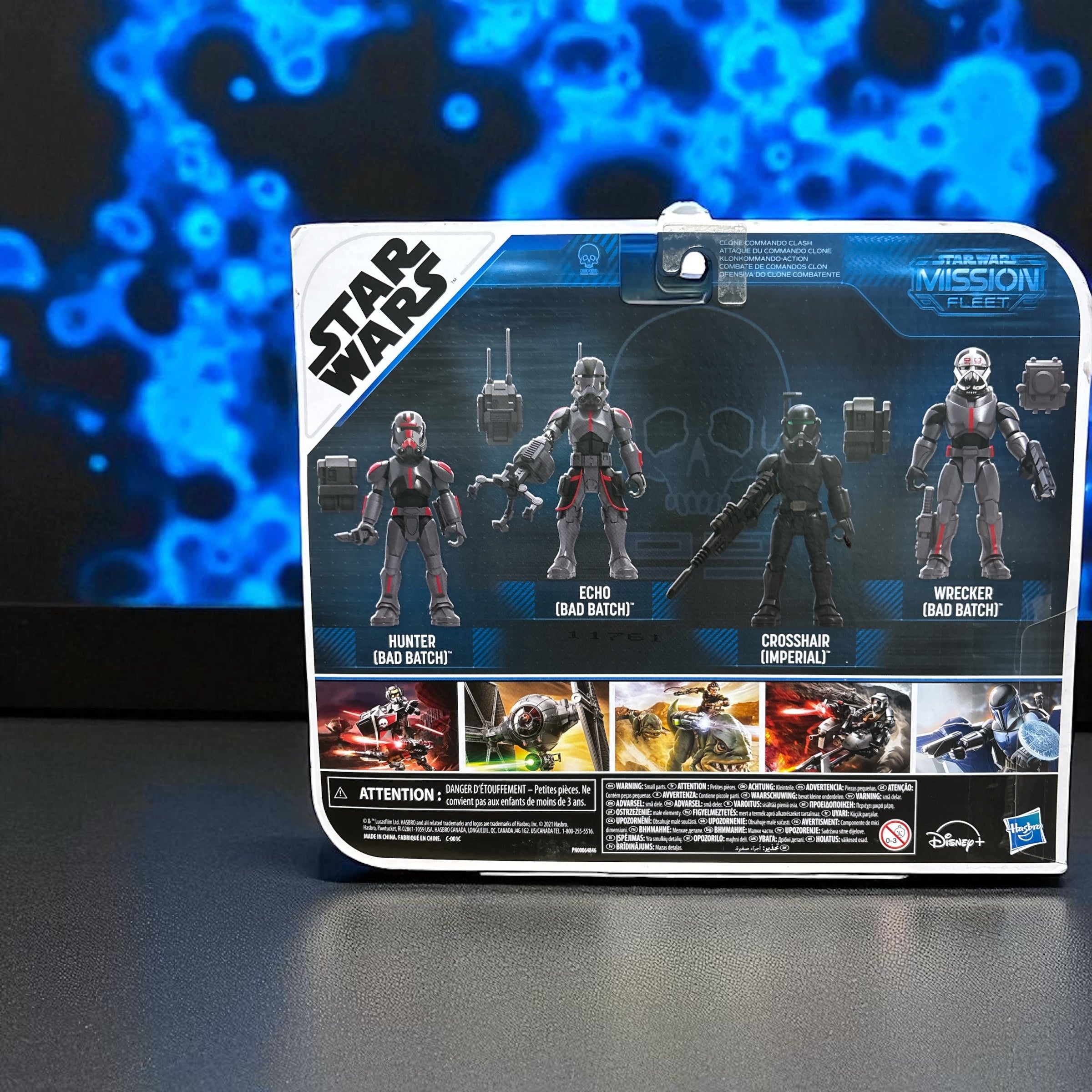 Star Wars Mission Fleet Klonkommando-Action 6 cm große Action-Figuren 4er-Pack mit Mehreren Accessoires