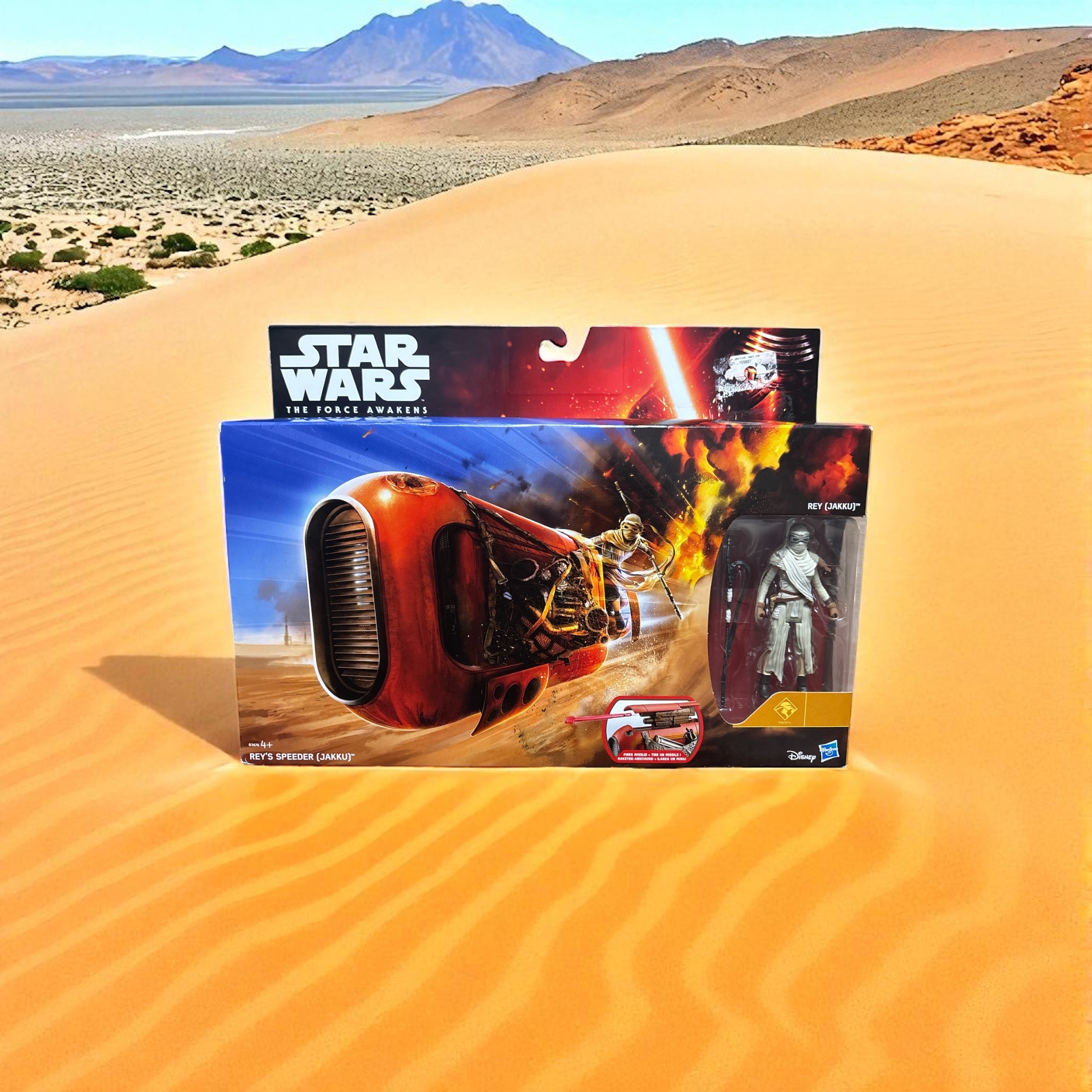 The Force Awakens Rey's Speeder Inc Action Figure Star Wars Jakku Hasbro