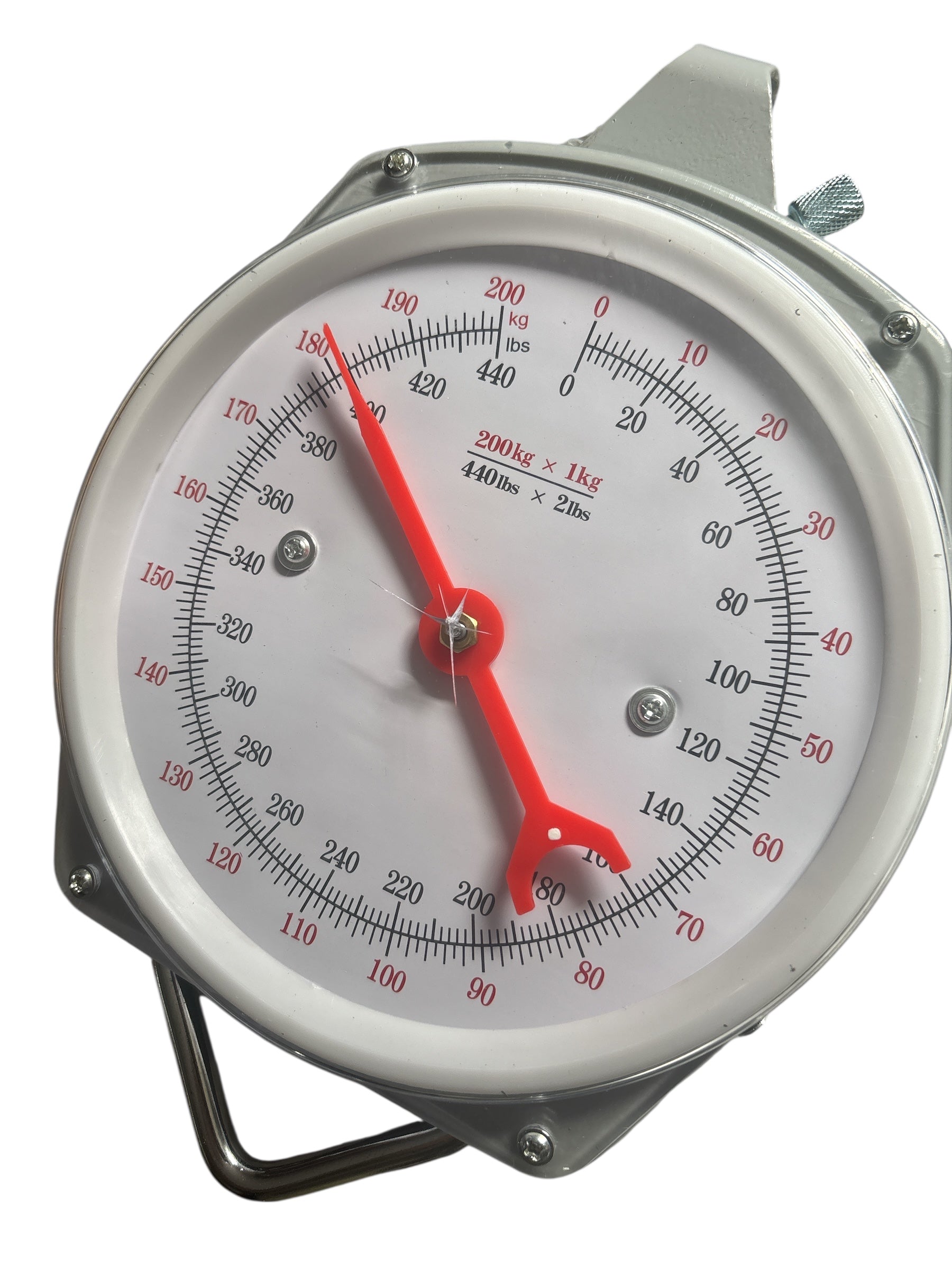 BENSON 008621 Zeigerschnellwaage Federwaage Hängewaage bis 200kg (Sprung in der Scheibe )