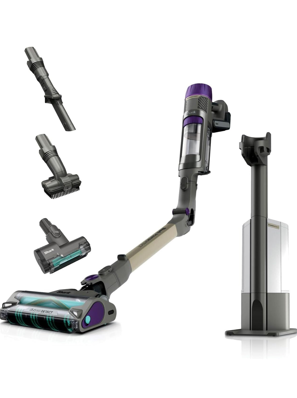 Shark PowerDetect Clean & Empty Akku-Staubsauger, DuoClean Detect, Reverse Clean, 2-L-Selbstentleerstation ( Gebraucht,Zustand: Gut )