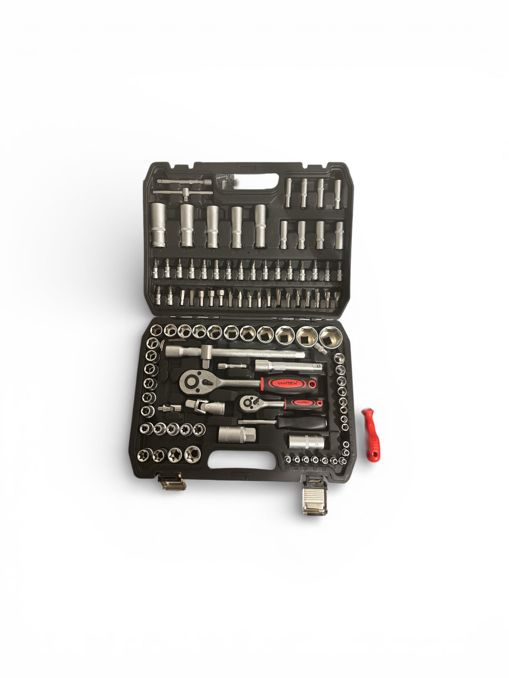 108-teiliger Steckschlüsselsatz der Marke Grafstein Germany