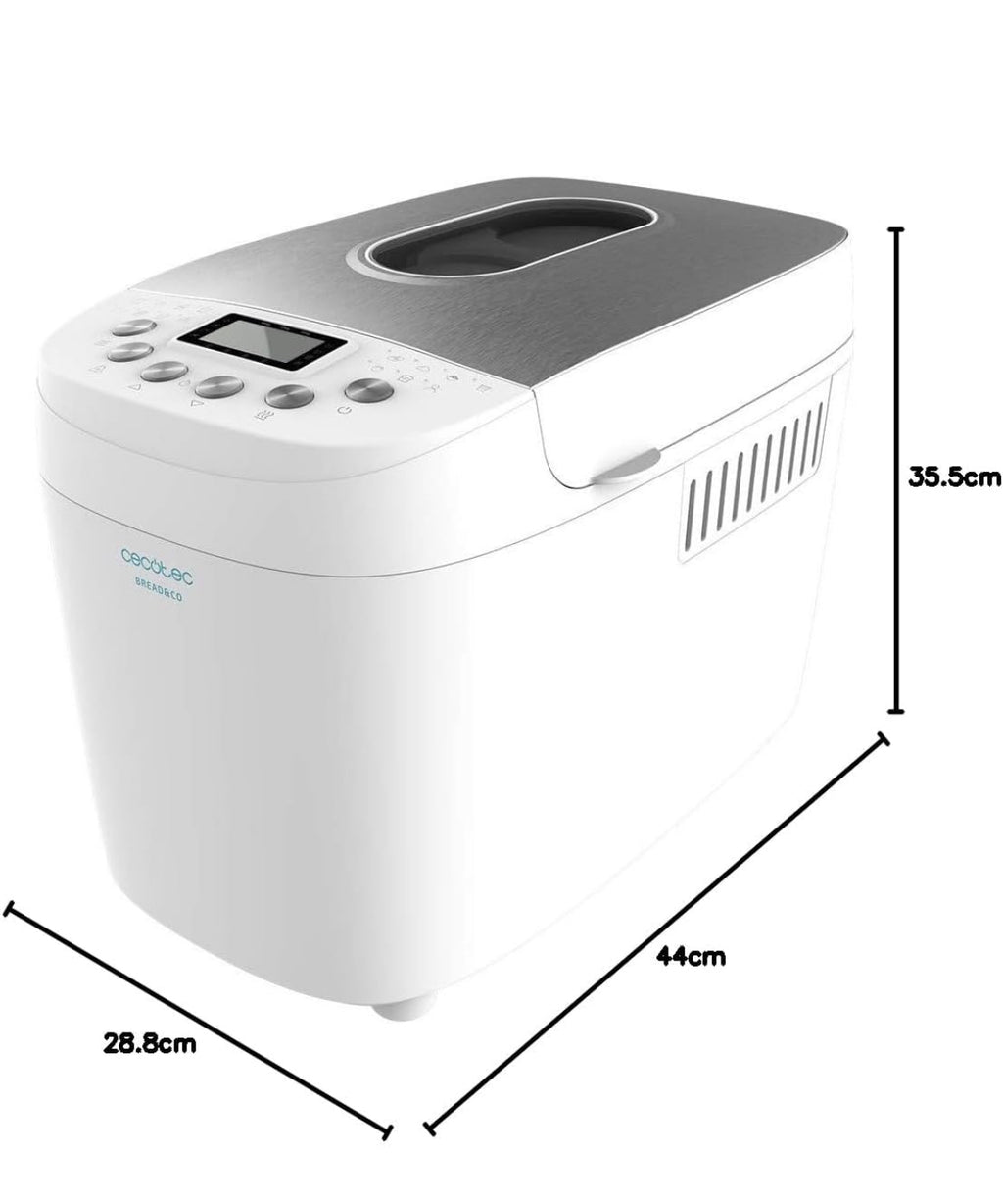 Cecotec Brotbackautomat Bread&Co 1500 PerfectCook.( Gebraucht-Zustand wie neu)