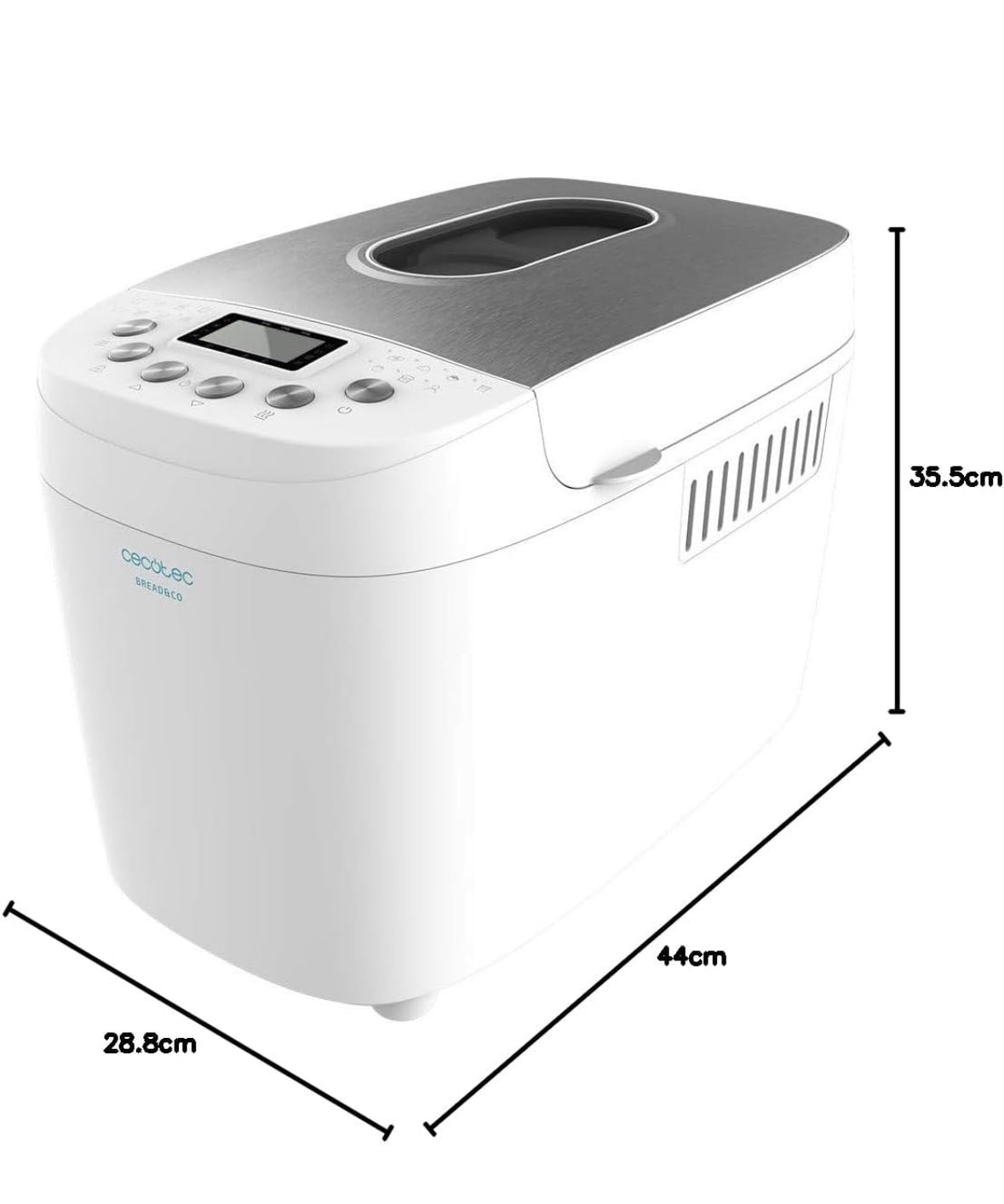 Cecotec Brotbackautomat Bread&Co 1500 PerfectCook.( Gebraucht-Zustand wie neu)