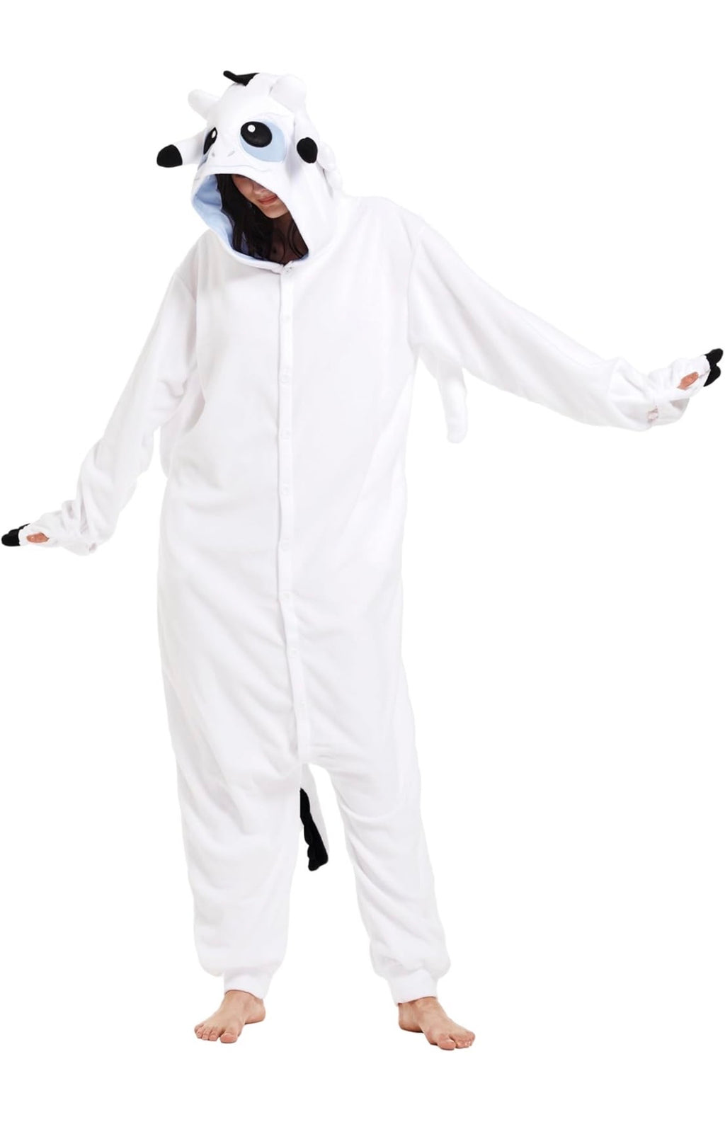 Unisex Erwachsene Drachen-Einteiler, Pyjama, Tier-Nachtwäsche, Drachenkostüm, Größe M