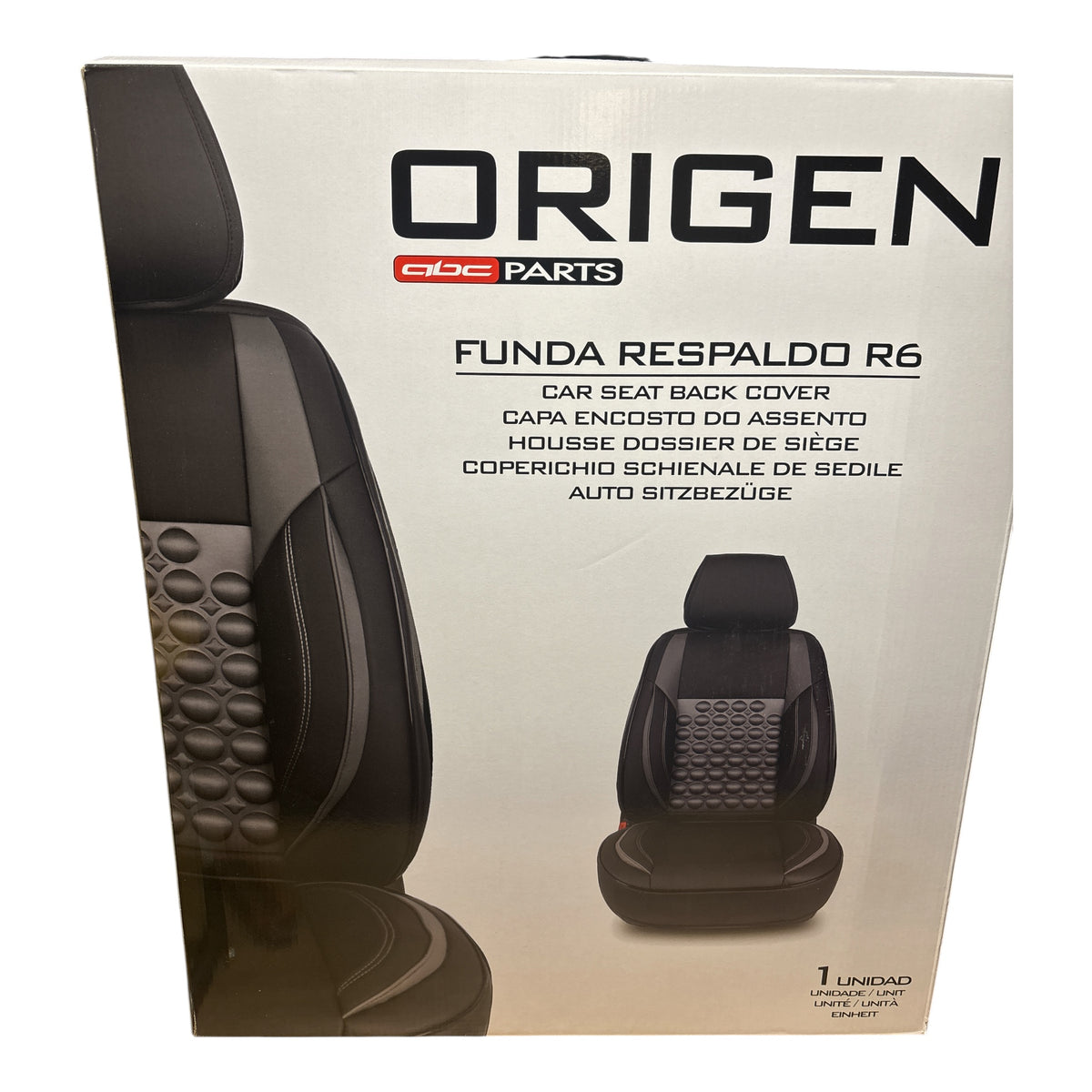 ORIGEN GBC Parts Funda Respaldo R6 Autositzbezug Sitzbezug Rückenlehne