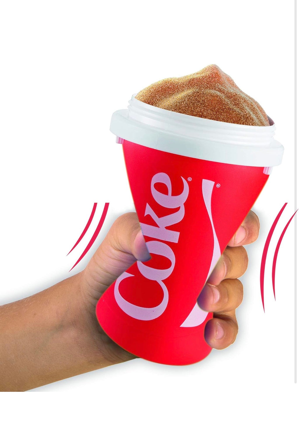 Coca-Cola Slushy Maker ChillFactor Becher Slusheis Erfrischung Kinder Party Rot
