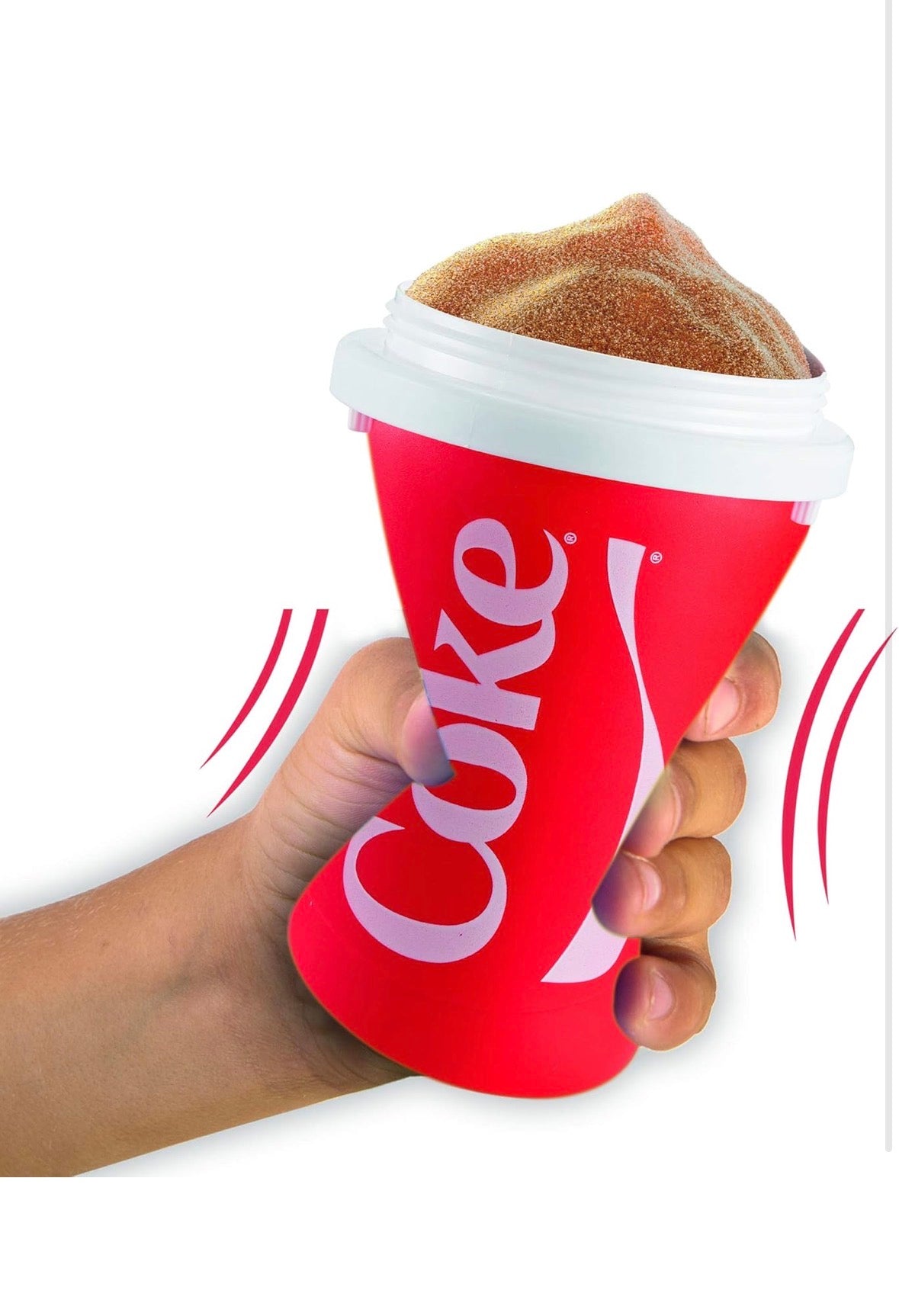 Coca-Cola Slushy Maker ChillFactor Becher Slusheis Erfrischung Kinder Party Rot