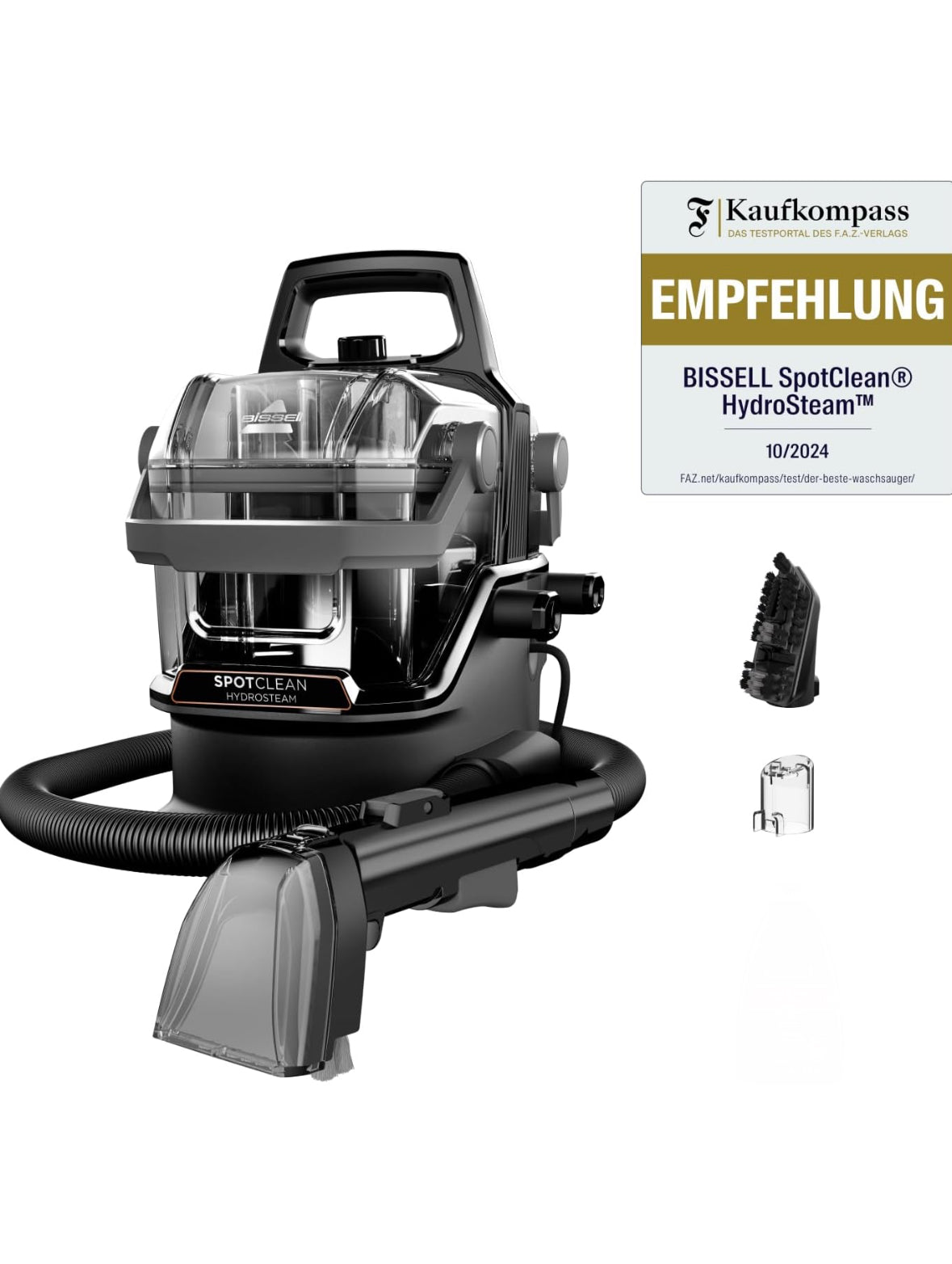 BISSELL SpotClean HydroSteam, Polsterreiniger Gerät, Teppichreiniger mit HydroSteam Technologie ( Gebraucht Zustand sehr gut )