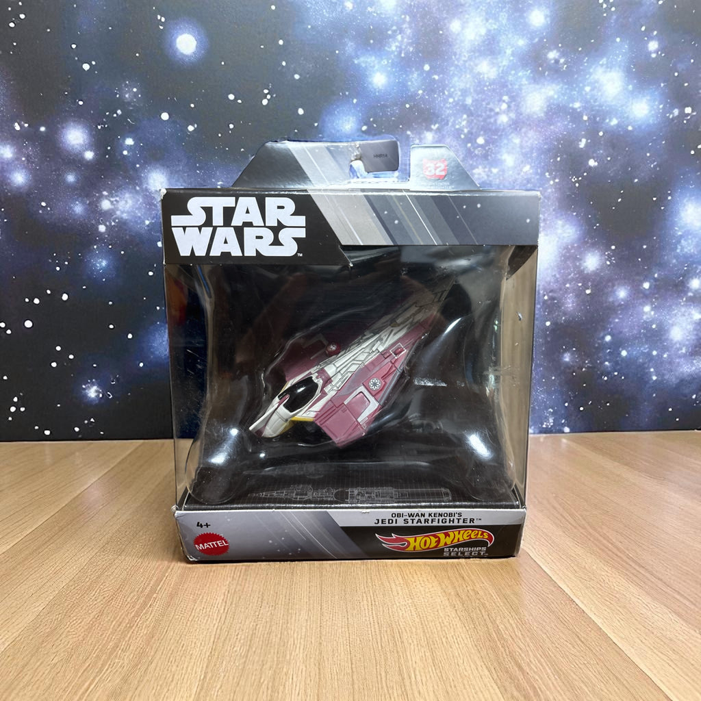 Mattel HotWheels Star Wars Starships Select OBI-Wan Kenobis Jedi Starfighter #32, Maßstab 1:50