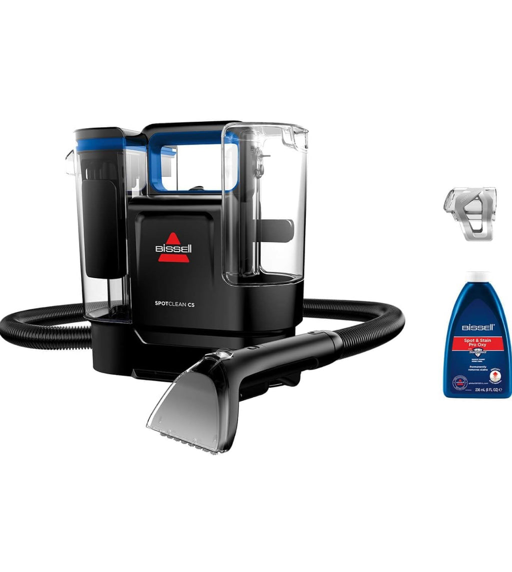 BISSELL SpotClean C5, Polsterreiniger Gerät, Teppichreiniger mit Triple Action System 3861N