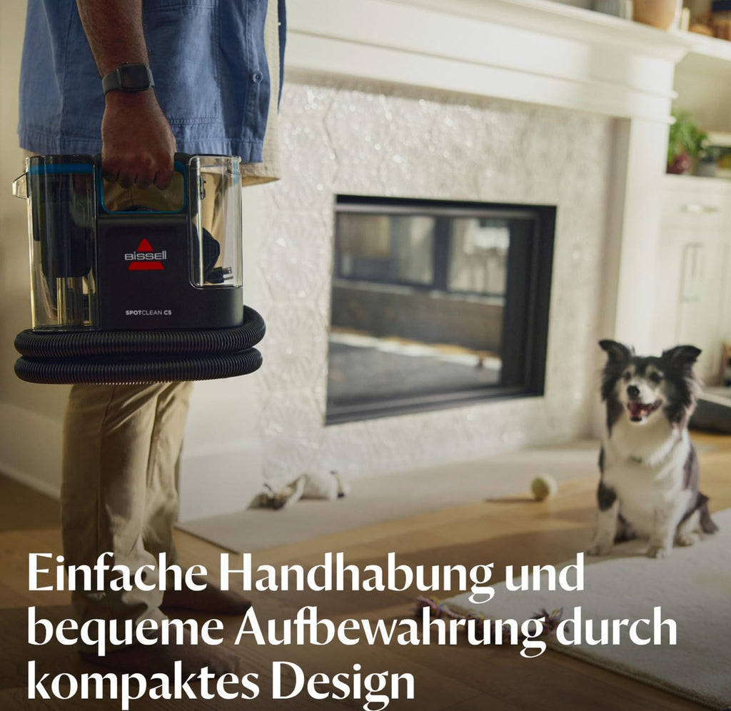 BISSELL SpotClean C5, Polsterreiniger Gerät, Teppichreiniger mit Triple Action System 3861N