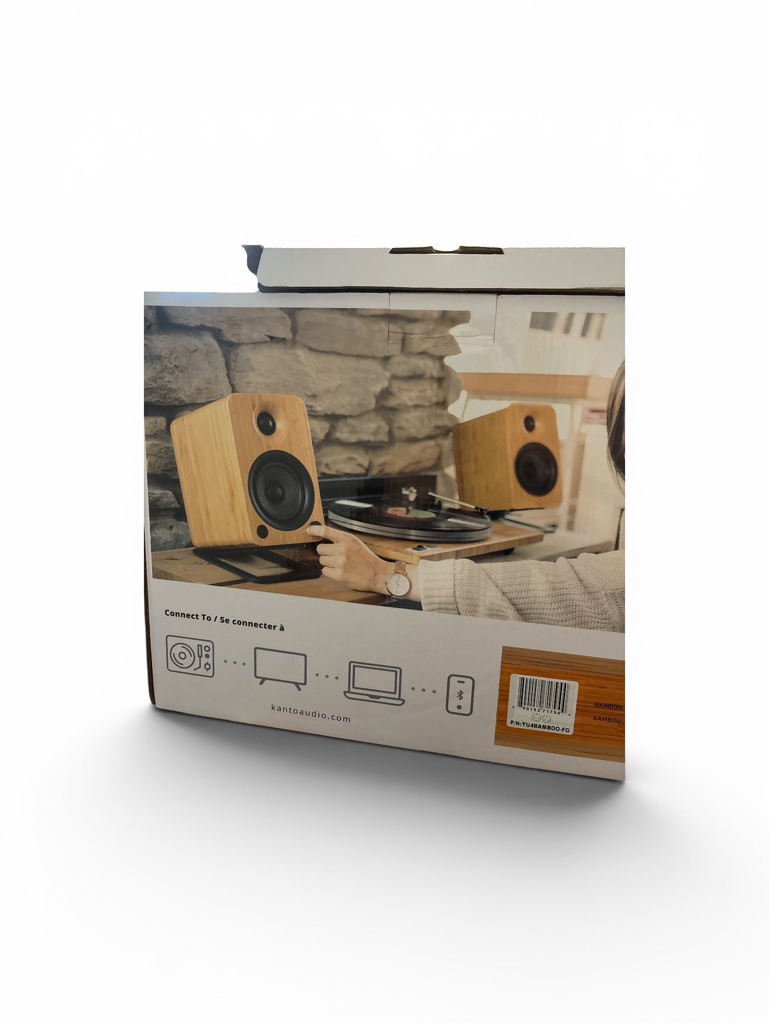 Aktiv-Lautsprecher der Firma Kanto Yu4 , HiFi, Bluetooth, Bambus , 1 Paar, Retoure in neuwertigem Zustand