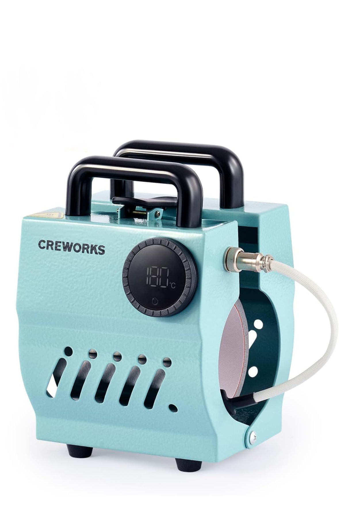 CREWORKS Mini Tassenpresse 9-15 oz Mug Sublimationspresse Mug Press Einstellbarer Zeittemperatur Tragbare Tassenpresse Maschine Becherpresse 265-440 ml Mugpresse Hitzepresse Heißpresse