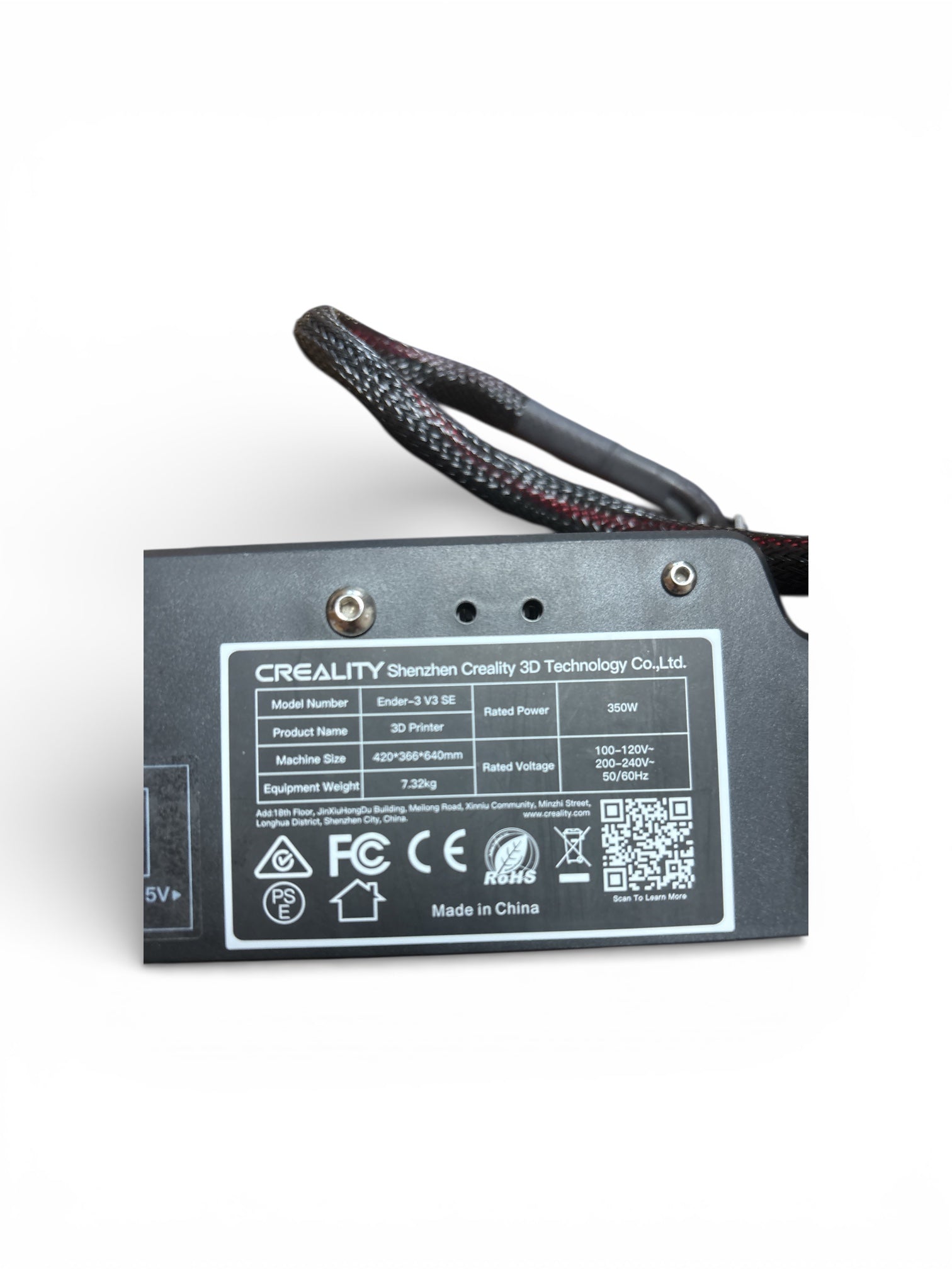 Creality Ender 3 V3 SE 3D Drucker, 250mm/s Druckgeschwindigkeit 3D Drucker mit CR Touch Auto Leveling, Sprite Direct Extruder Dual Z-Achse & Y-Achse, Druckgröße 8.66 * 8.66 * 9.84in