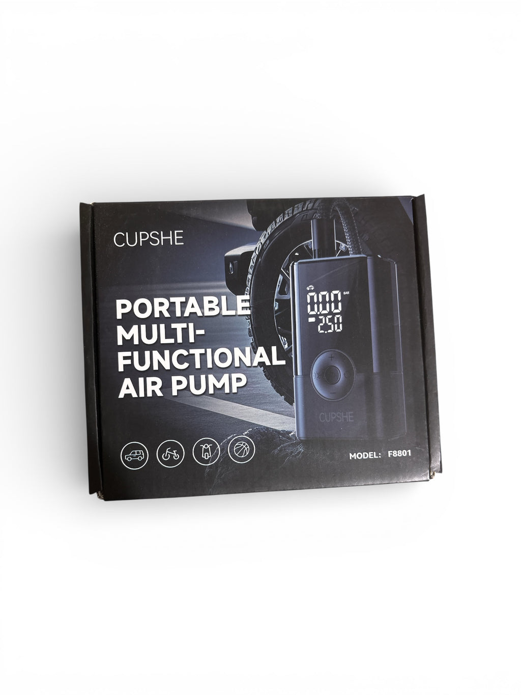 Mobile Akku Luftpumpe der Firma CUPSHE Model: F8801 ,Zustand: Unbenutzt (Verpackung geöffnet)