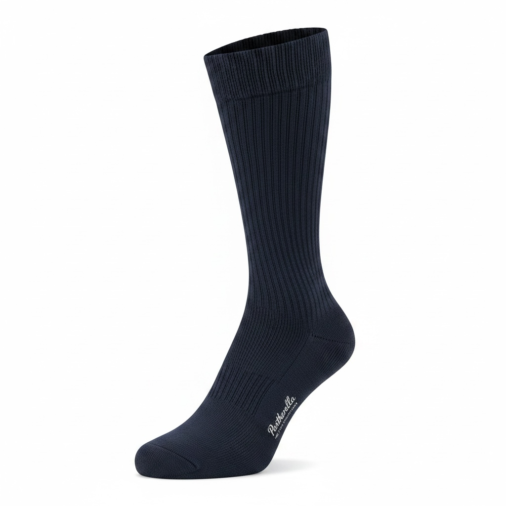 Pantherella Knightsbridge 100% Cashmere Socken 2er Set Navy + Schwarz Gr. 11,5