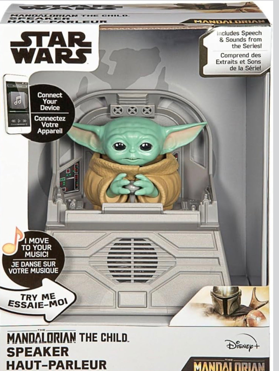 The Mandalorian Baby Yoda Dancing Speaker – 24 cm