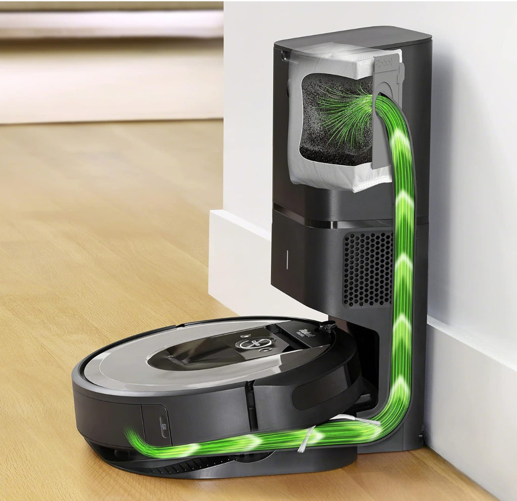 iRobot Roomba Combo i8 Saugroboter mit Autom. Absaugstation, Smarte Kartierung, Sprachassistenten kompatibel, WLAN, Einstellung per App, Light Silver
(Gebraucht,Zustand: sehr gut)