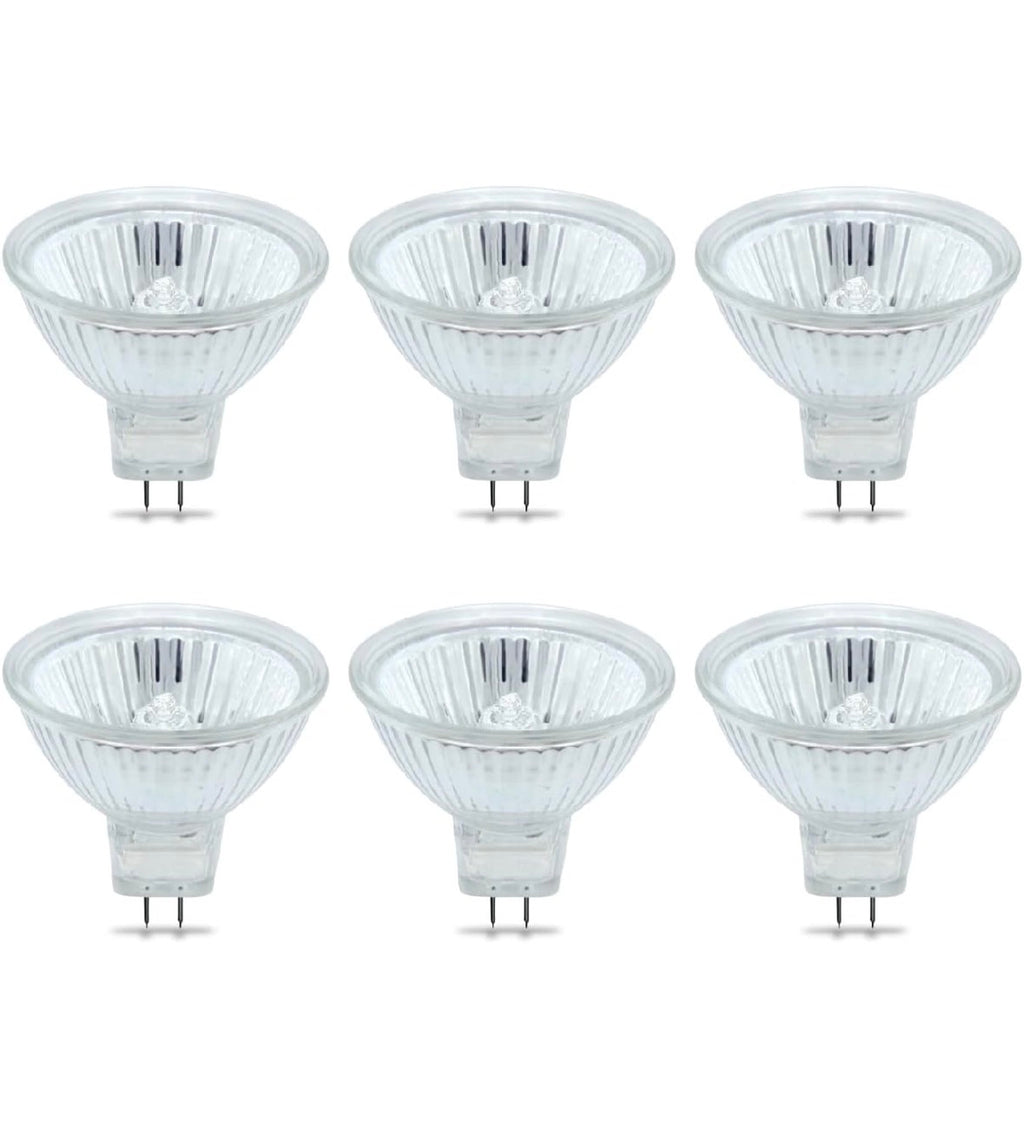 1 Packung( 10 Stück)BAB C Halogen-Leuchtmittel, 20 W, 12 V, MR16, dimmbar, Flut-Halogen-Leuchtmittel, MR16, 2-poliger Sockel