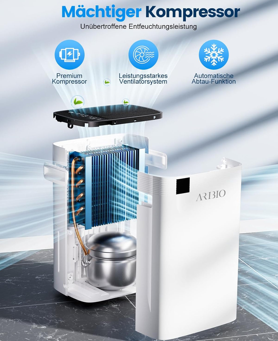 Luftentfeuchter Aribio PD08C-20 (OVP-beschädigt)