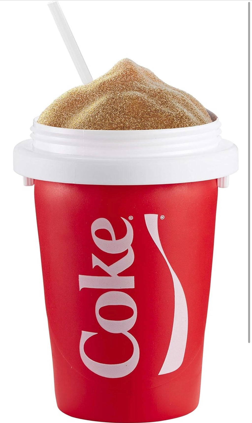 Coca-Cola Slushy Maker ChillFactor Becher Slusheis Erfrischung Kinder Party Rot