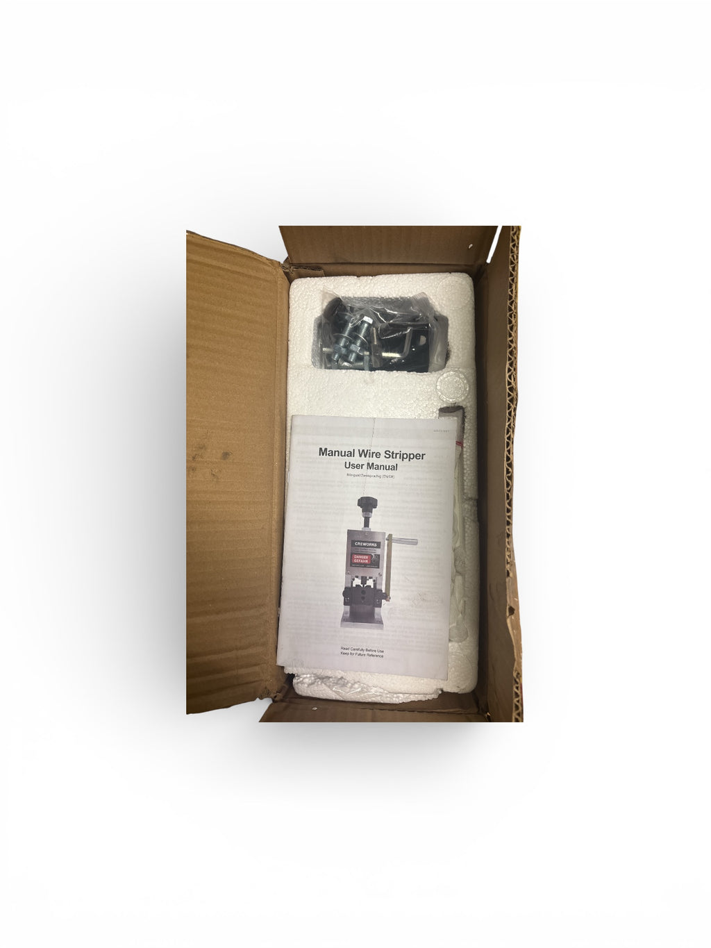 Kabelabisoliermaschine der Firma CREWORKS , 3 Einzugslochplatte, 1,5-25mm,Zustand: Unbenutzt (Verpackung geöffnet)