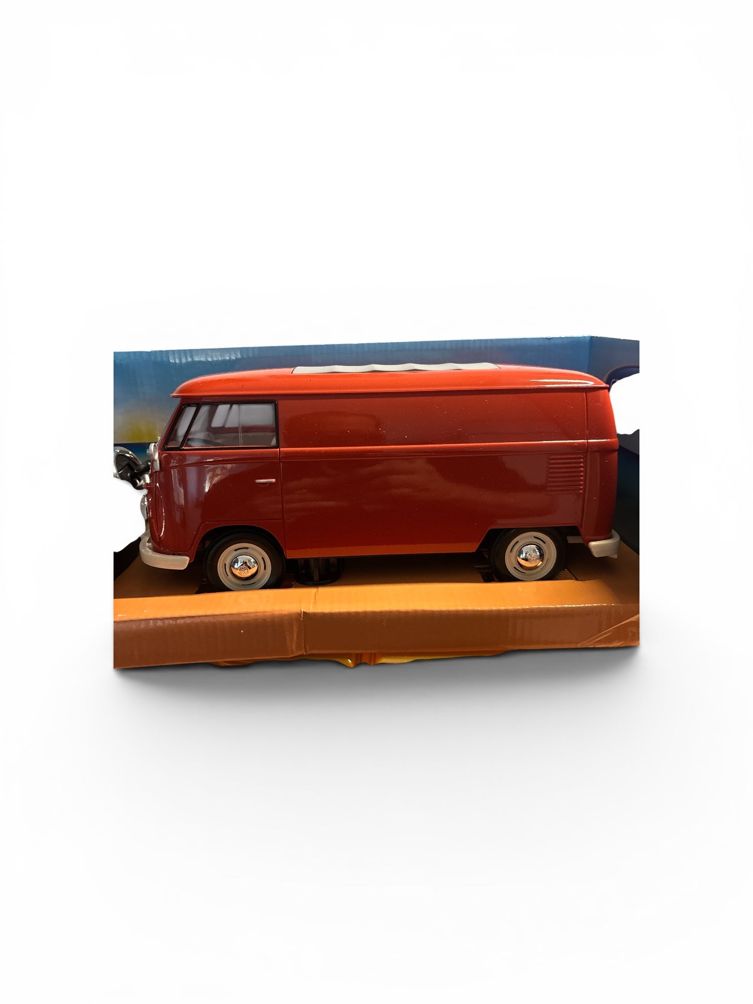 Welly RC VW T1 Bus 1963 Rot 1:16 Ferngesteuert – Modellauto mit LED-Licht