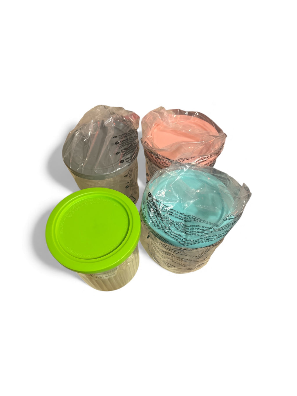 8Stk. GoMaihe Behälter Kompatibel mit Ninja CREAMi Deluxe: 4er-Set Tubs Zubehör für die Ninja Creami NC501 NC500 - BPA-frei Spülmaschinenfest