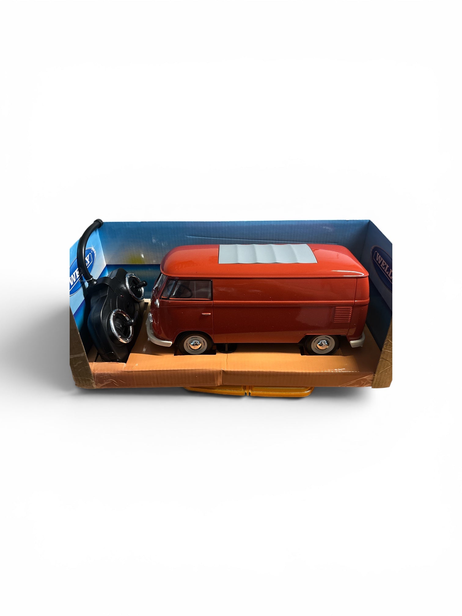 Welly RC VW T1 Bus 1963 Rot 1:16 Ferngesteuert – Modellauto mit LED-Licht