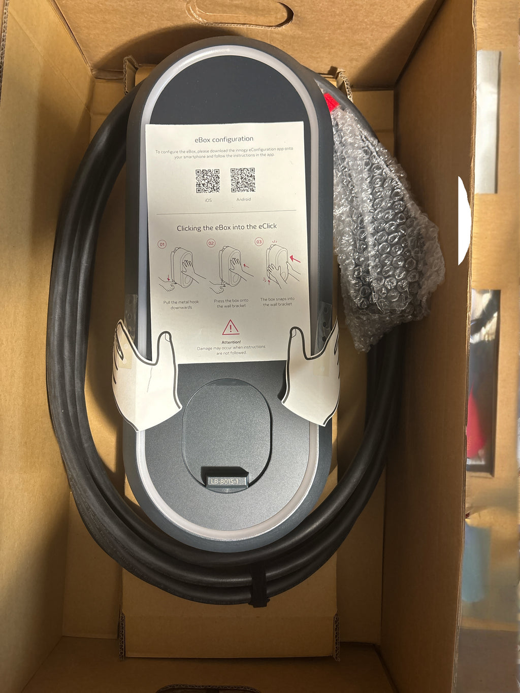 Compleo innogy eBox Wallbox Komplettset inkl eClick Dockingstation Typ 2